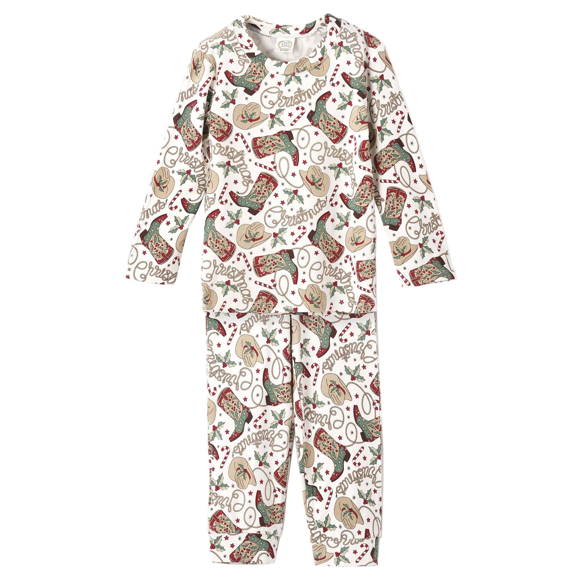 Western Christmas Pajamas for Kids – Bamboo Holiday PJs