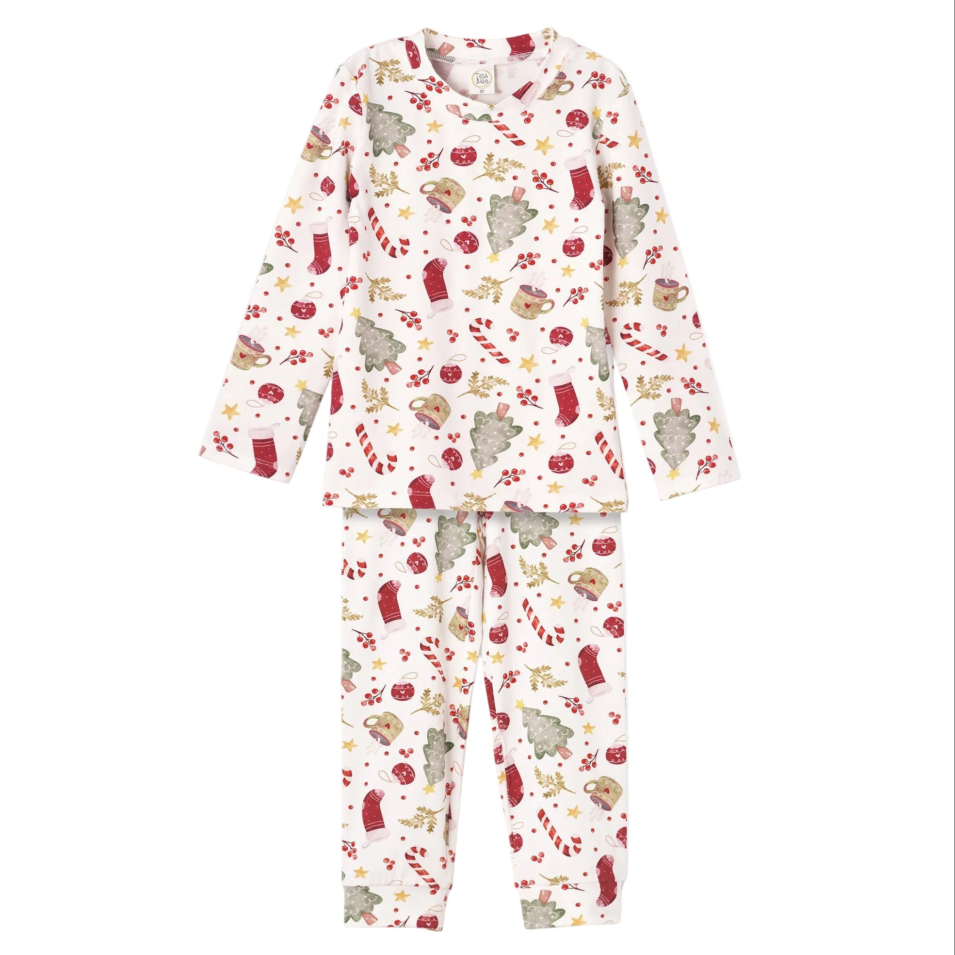 Kids’ Christmas Pajama Set – Soft Bamboo Holiday Sleepwear
