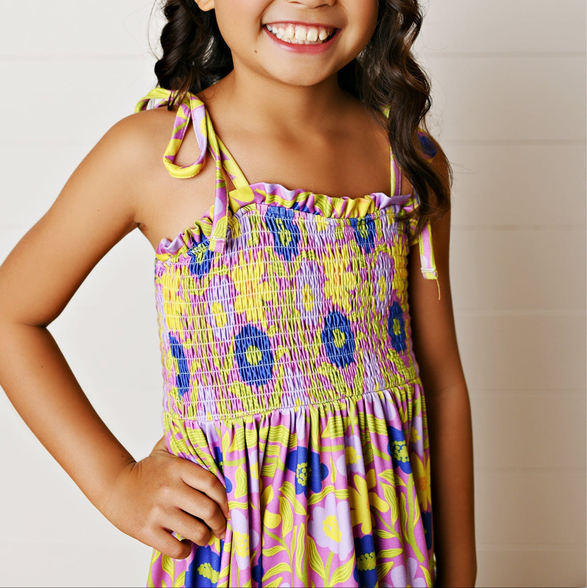 Leilani Lavender Floral Dress