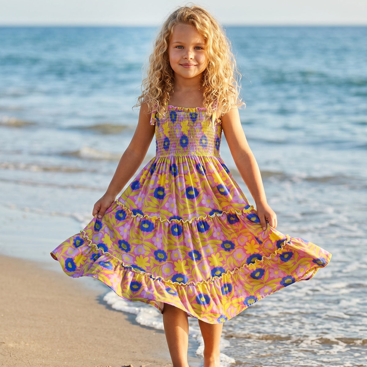 Leilani Lavender Floral Dress