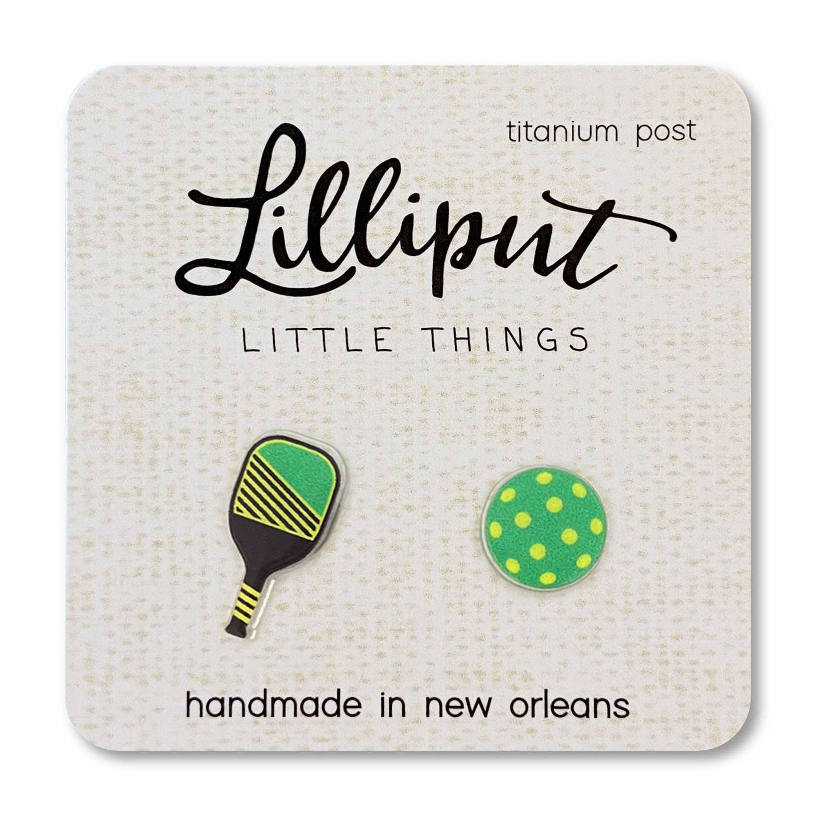 Lilliput Little Things - Pickleball Earrings