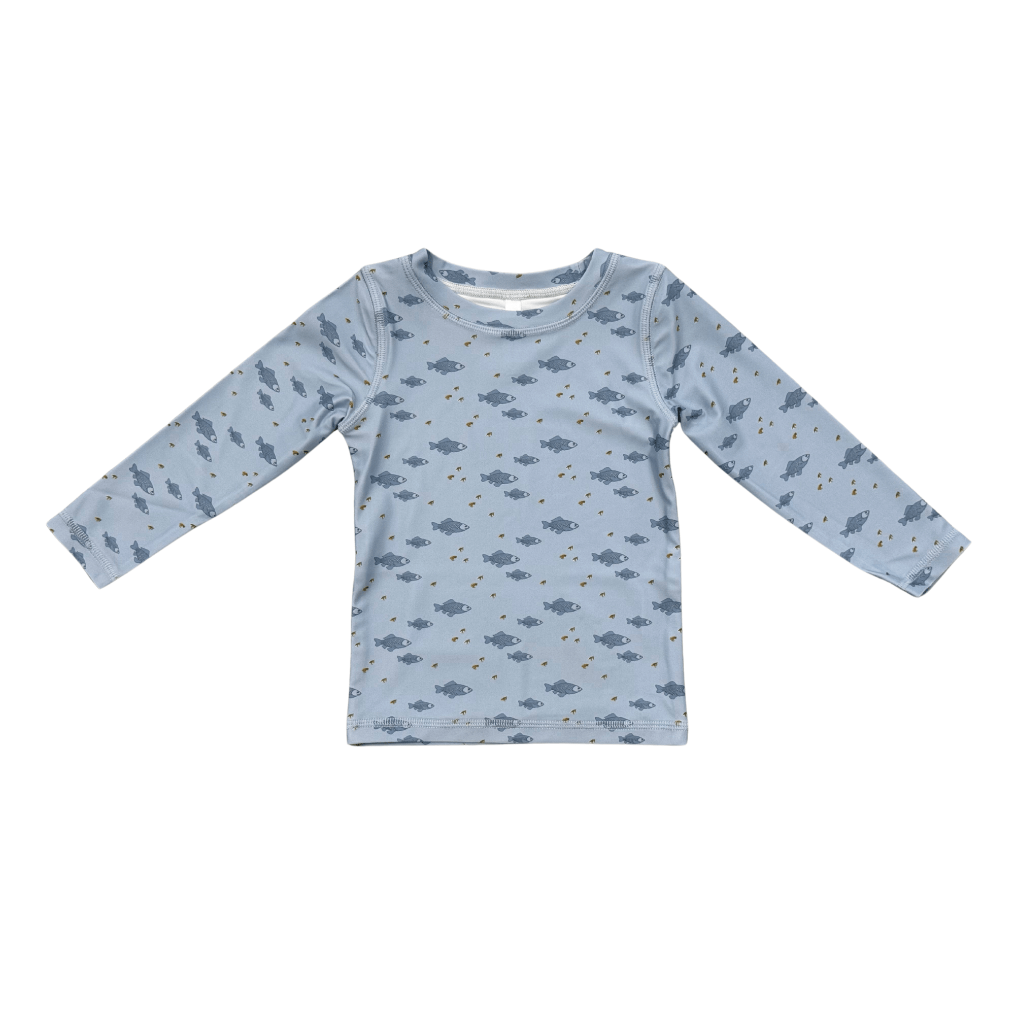 Boy's Long Sleeve Rash Guard Swim Shirt