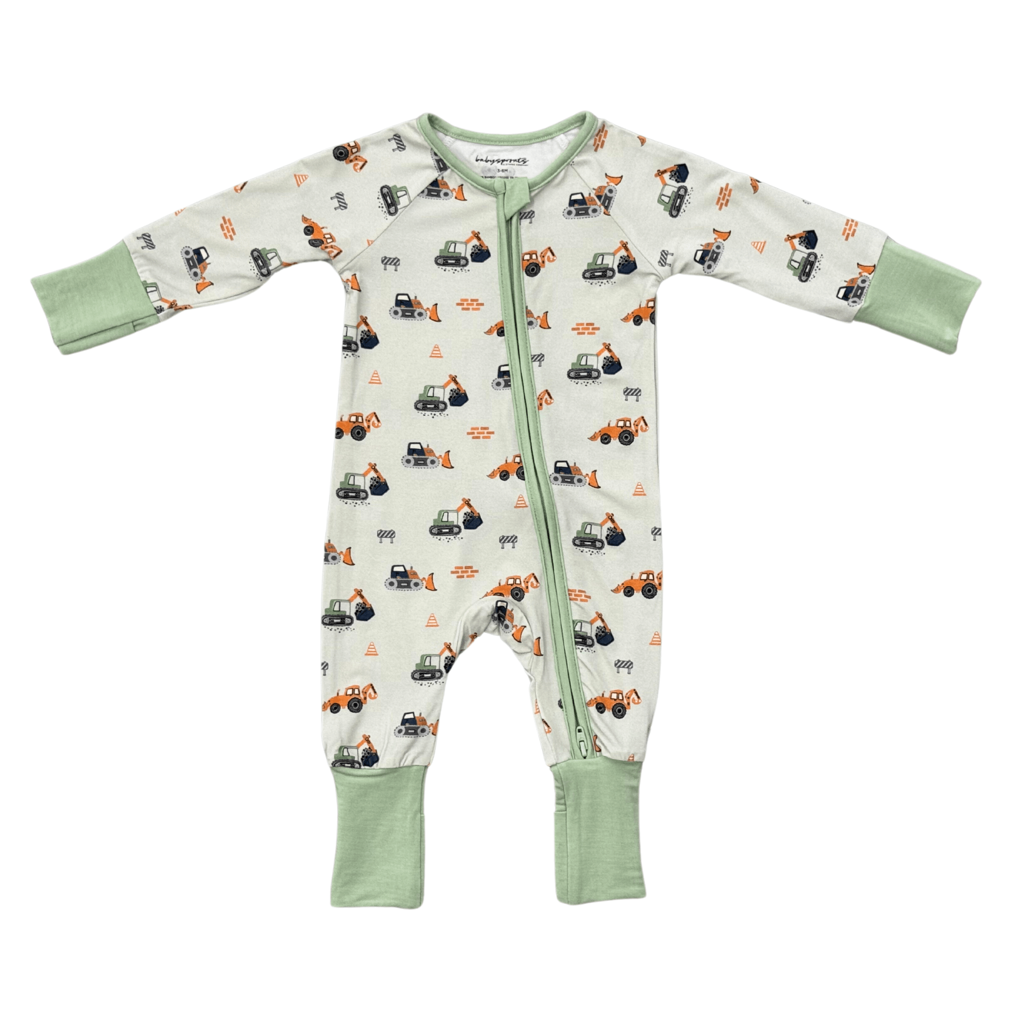 Baby Long Sleeve Zip Romper