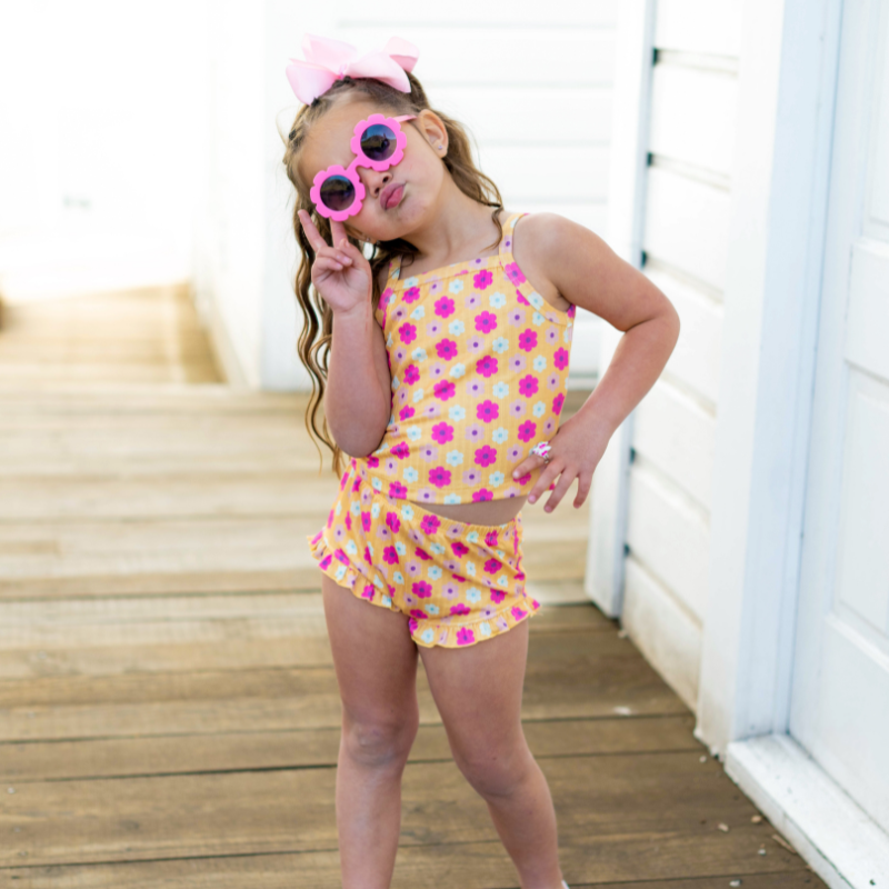 Luna Top & Bloomer Set - Daisy Chain