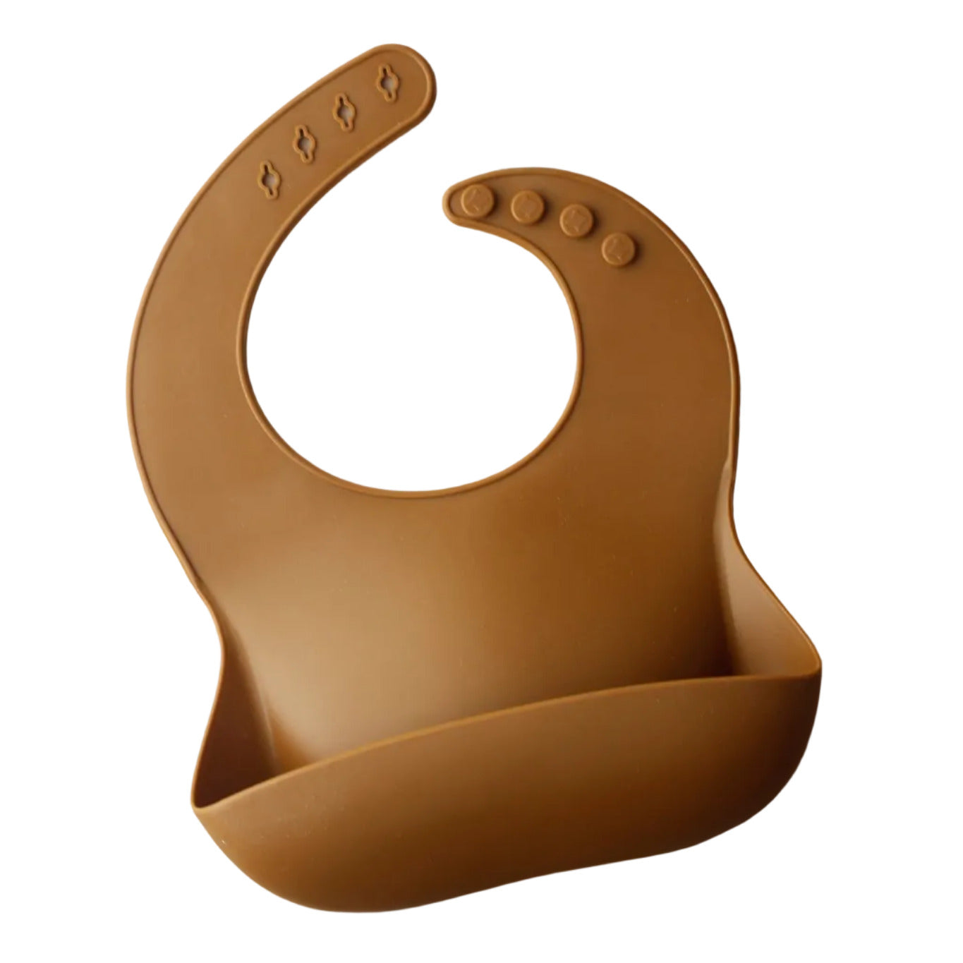 Silicone Baby Bib - Clay