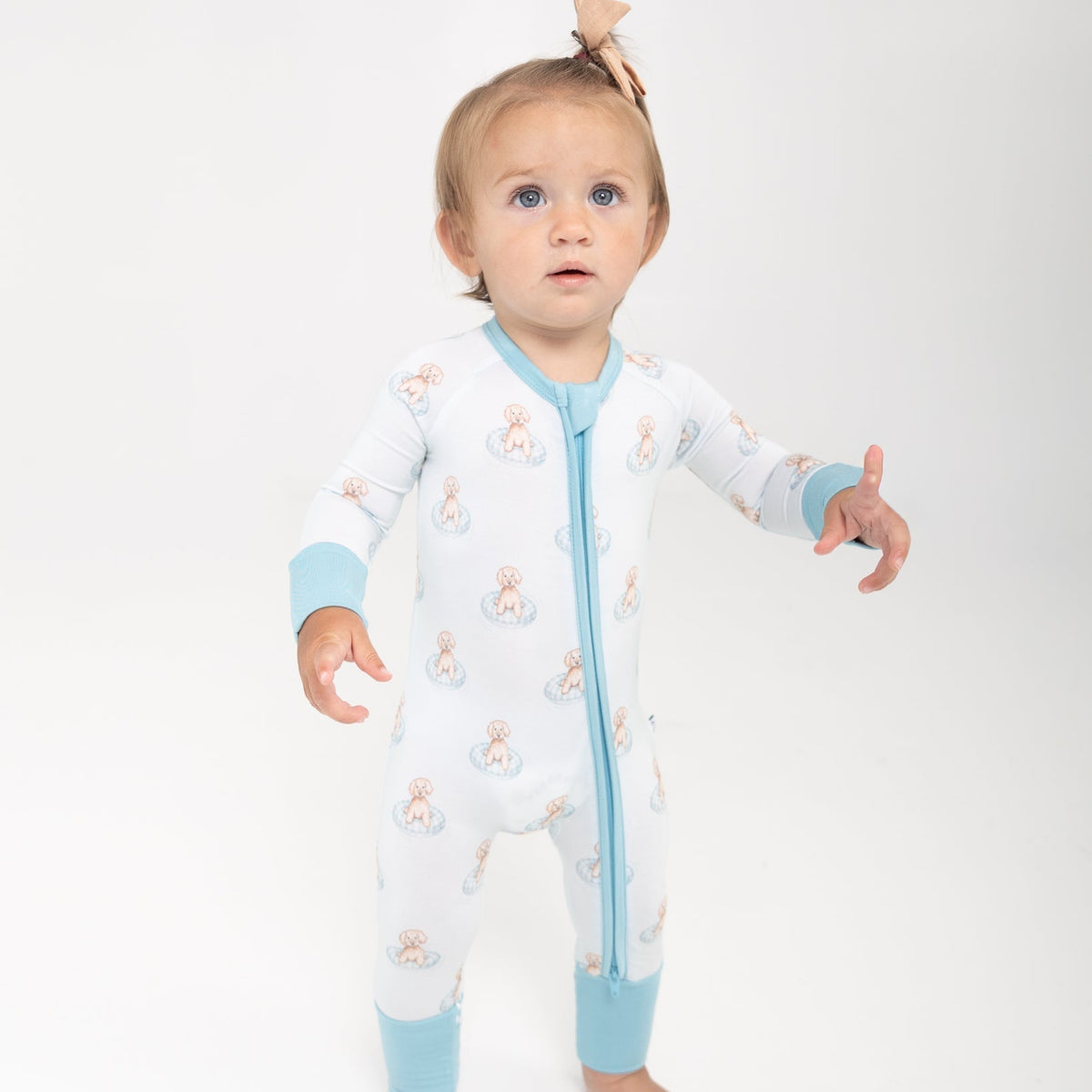 Puppy Pool Party Baby PJs