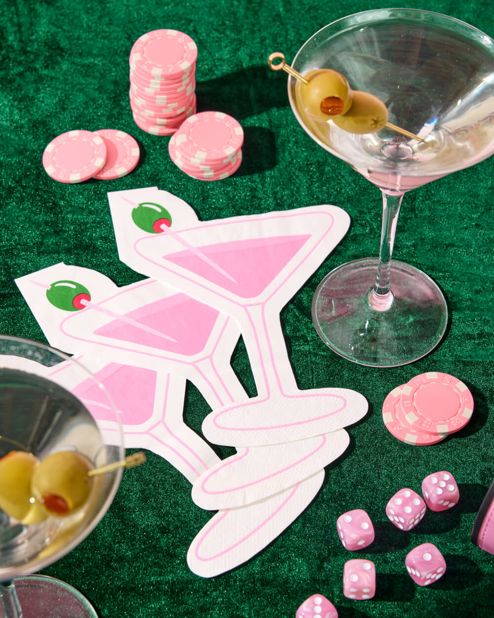 Pink Martini Napkins - 25 paper napkins