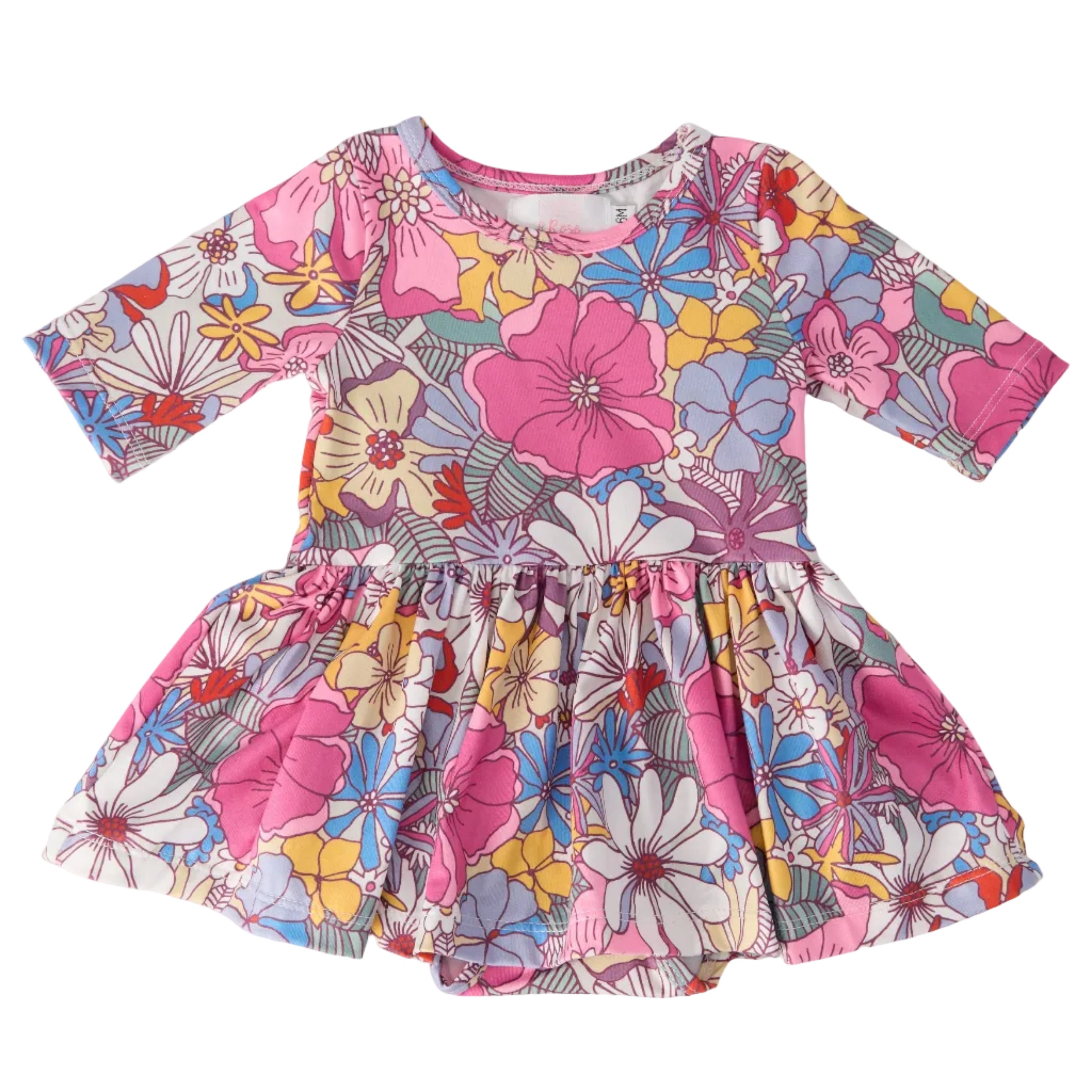 Mauve What's Up Buttercup Twirl Bodysuit