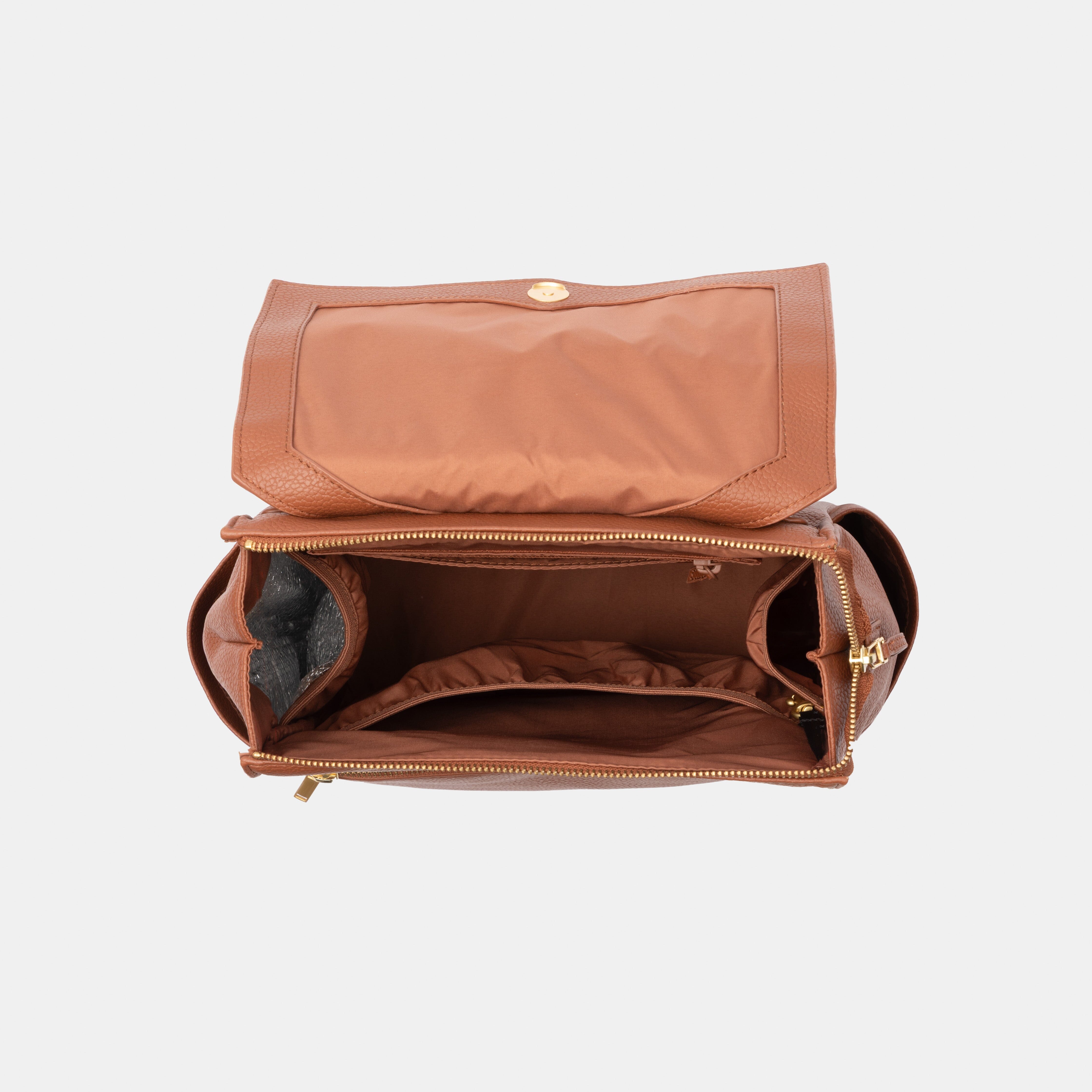 Cognac Mini Classic Diaper Bag II