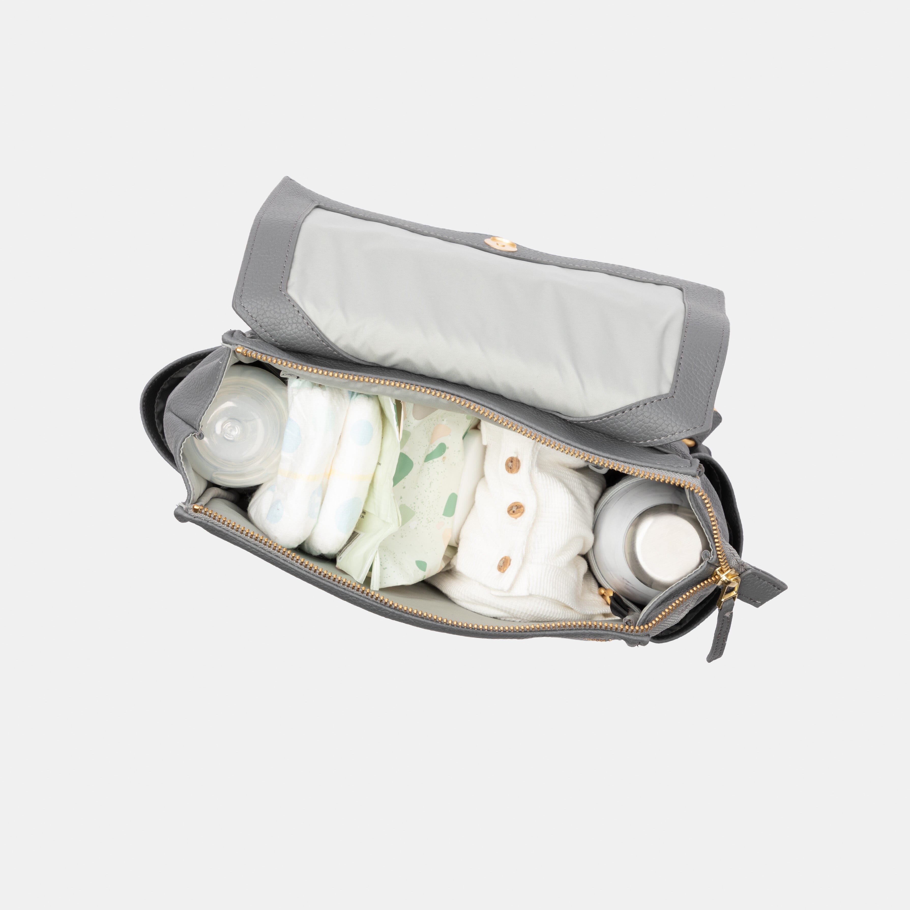 Stone Mini Classic Diaper Bag II
