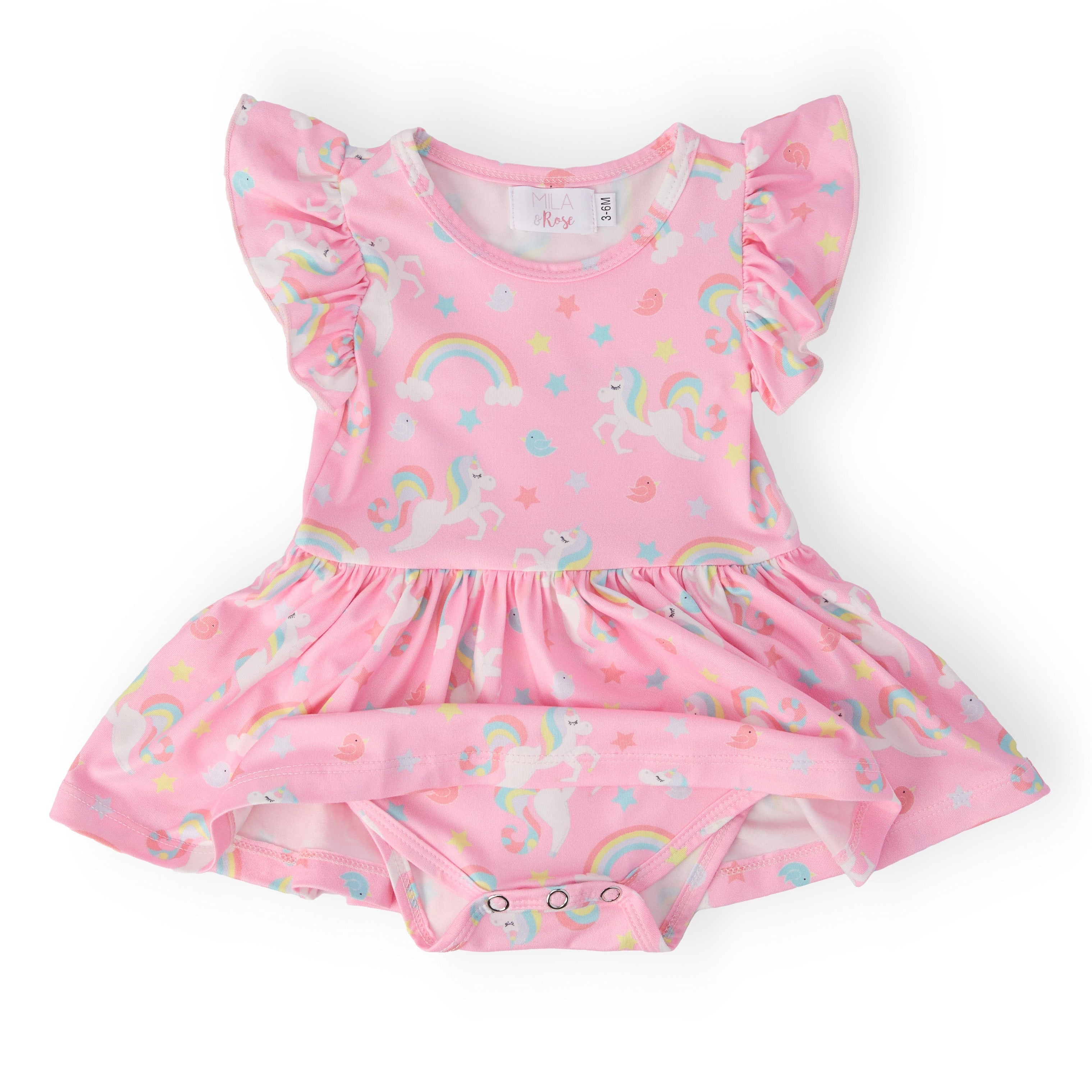My Little Unicorn S/S Flutter Twirl Bodysuit