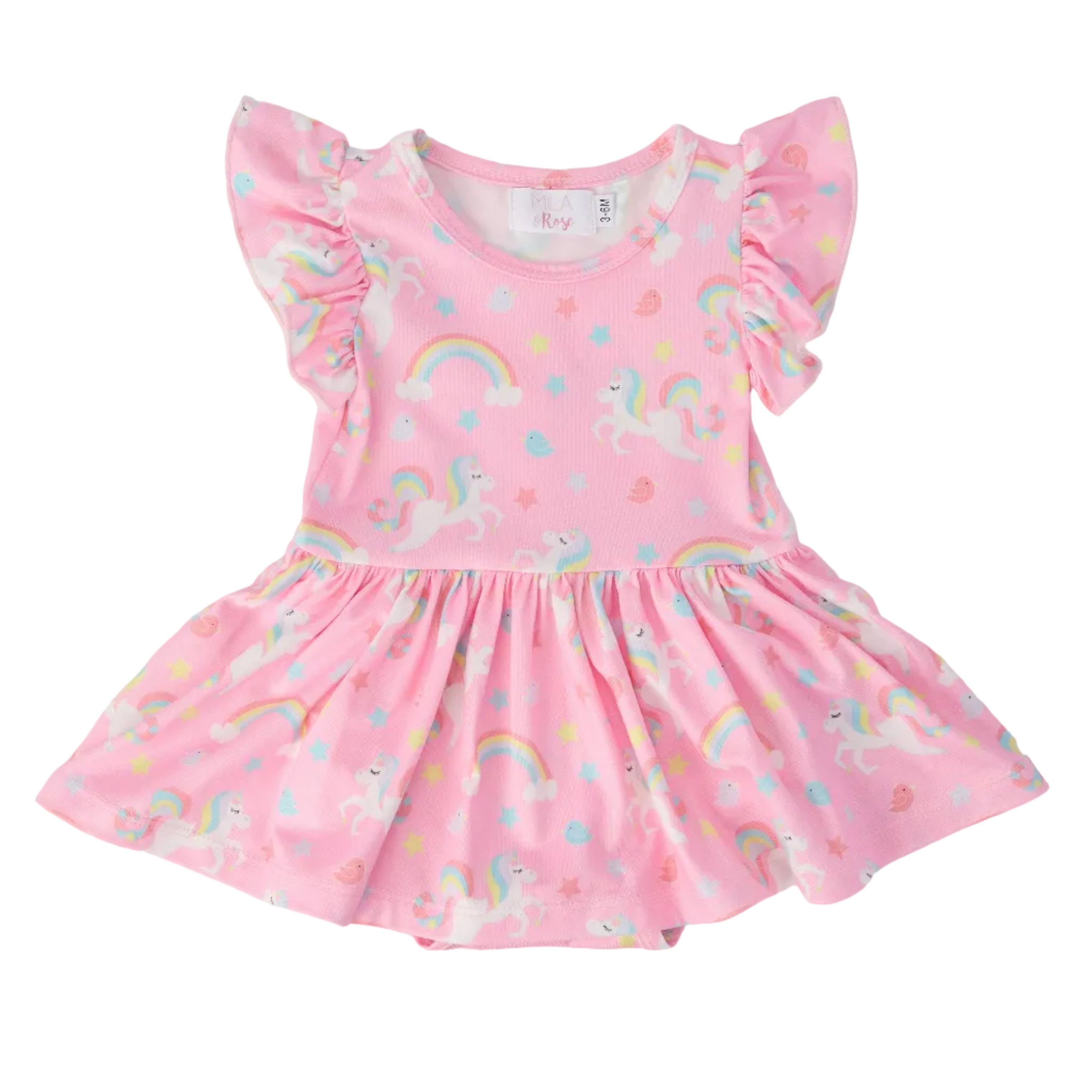 My Little Unicorn S/S Flutter Twirl Bodysuit