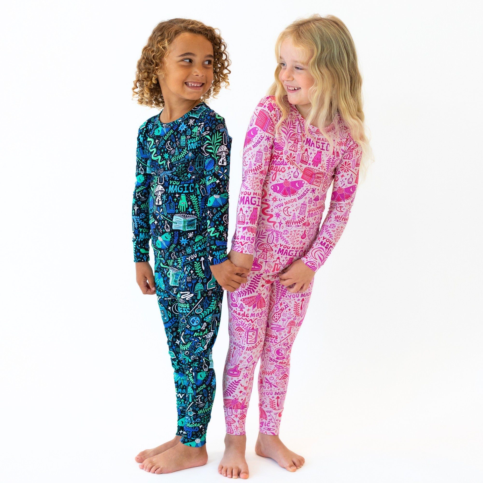 The Second-Skin 2-Piece Long Sleeve Pajama | Mystic Mama (Pink)