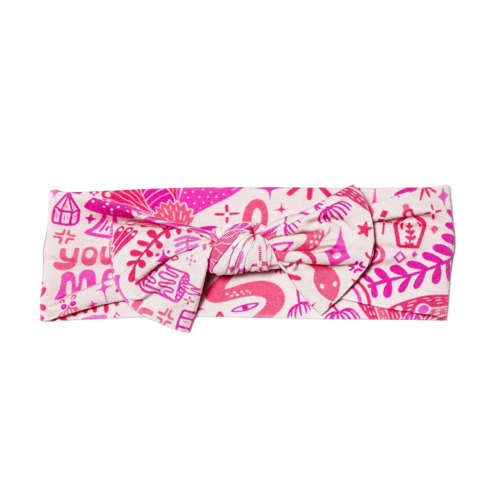 The SoftKnot Bow | Mystic Mama (Pink)