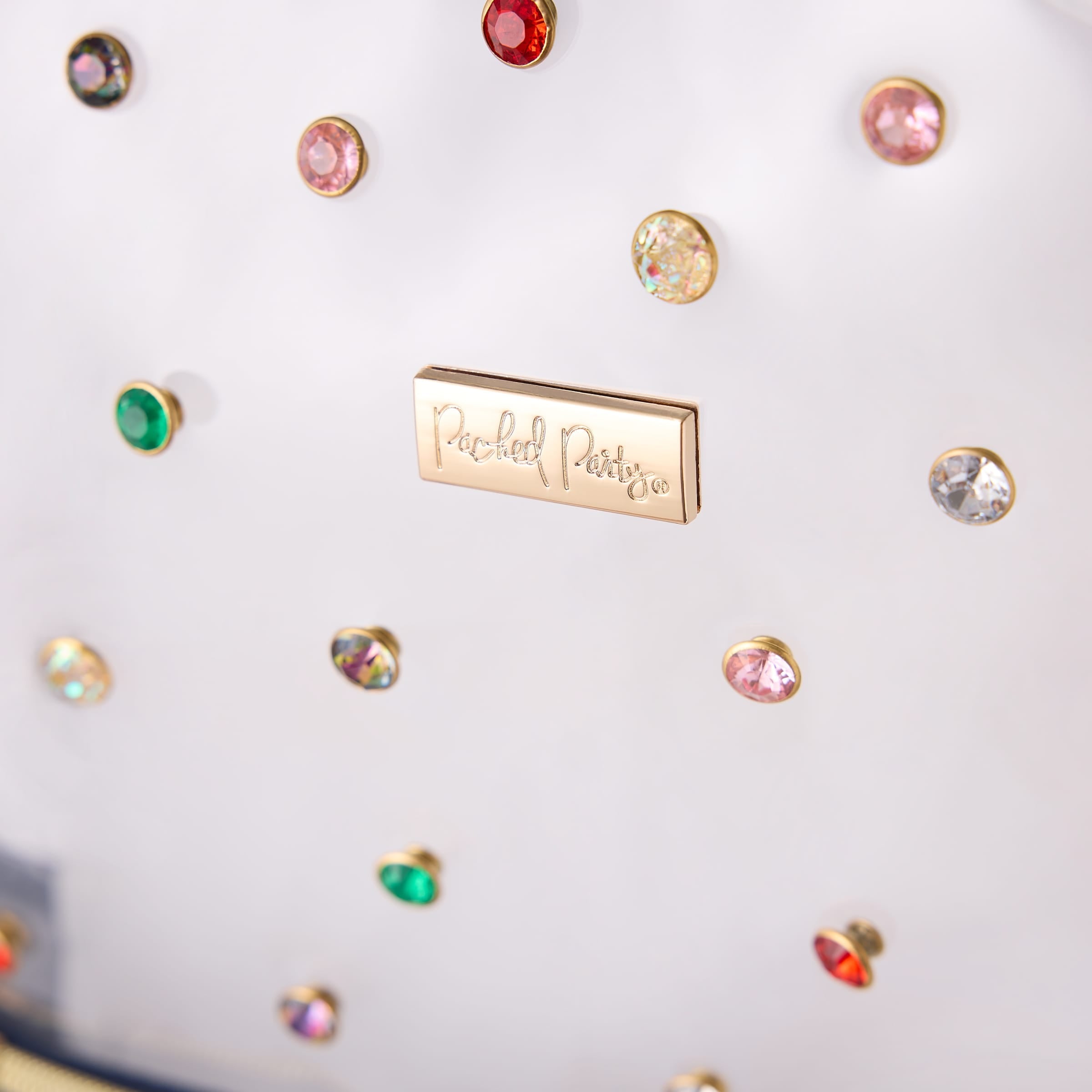 Denim and Gems Clear Backpack