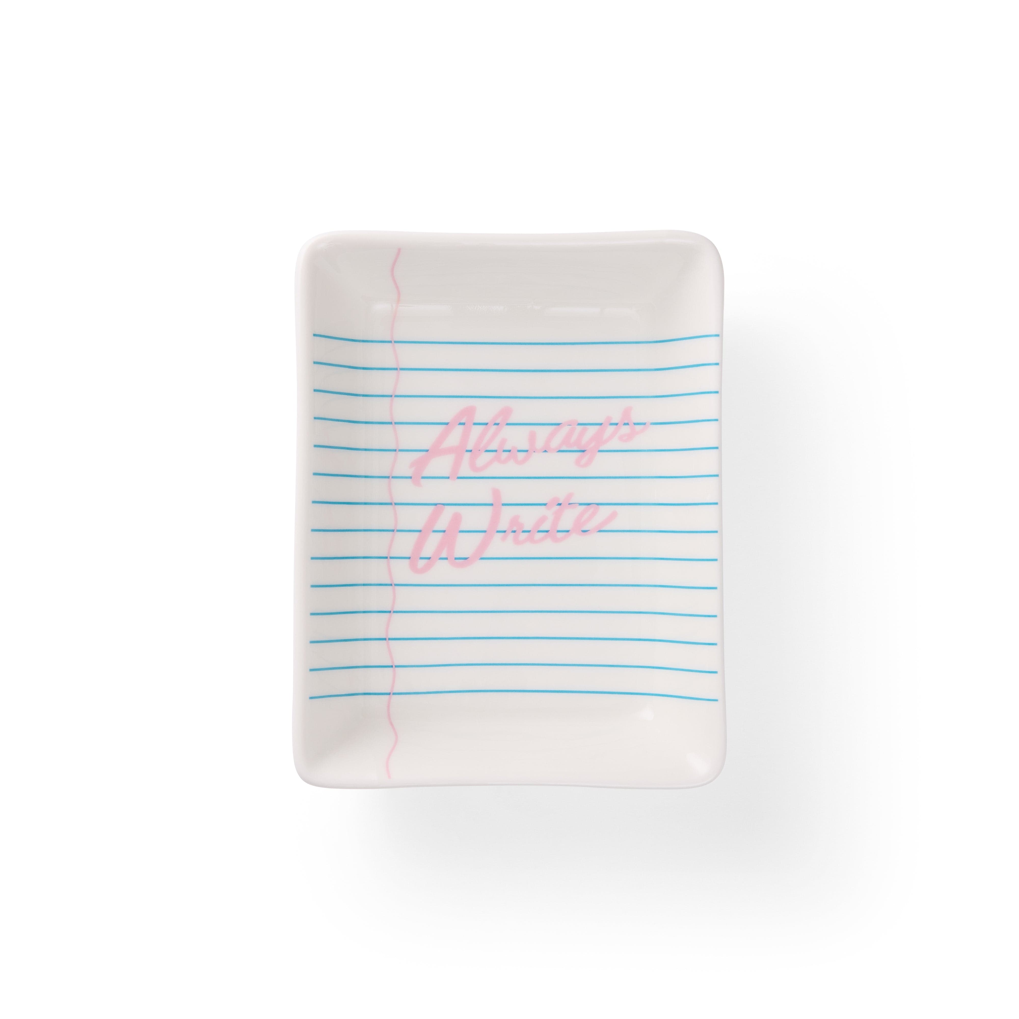 Always Write Trinket Tray and Earring Set