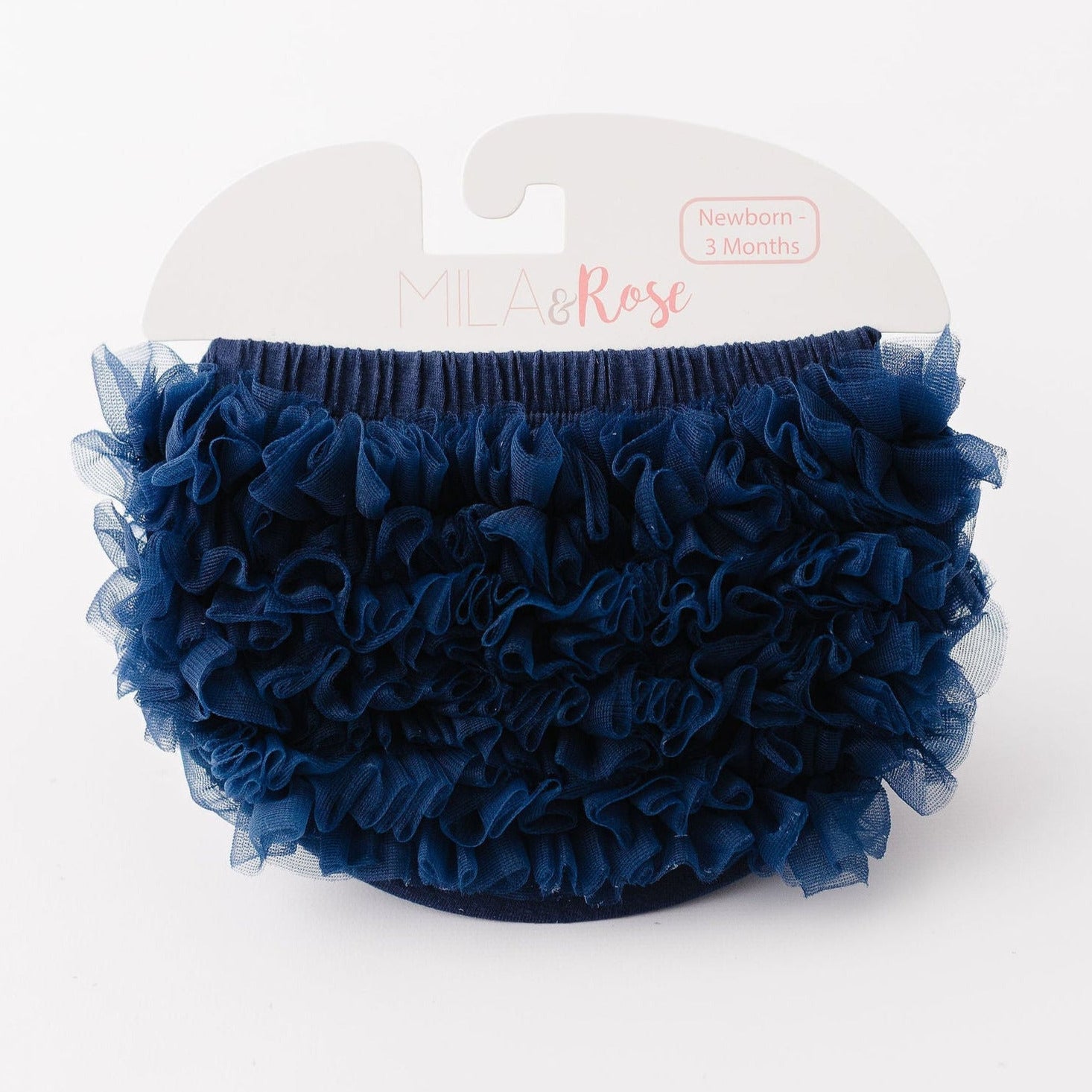 Navy Blue Ruffle Bum Bloomer