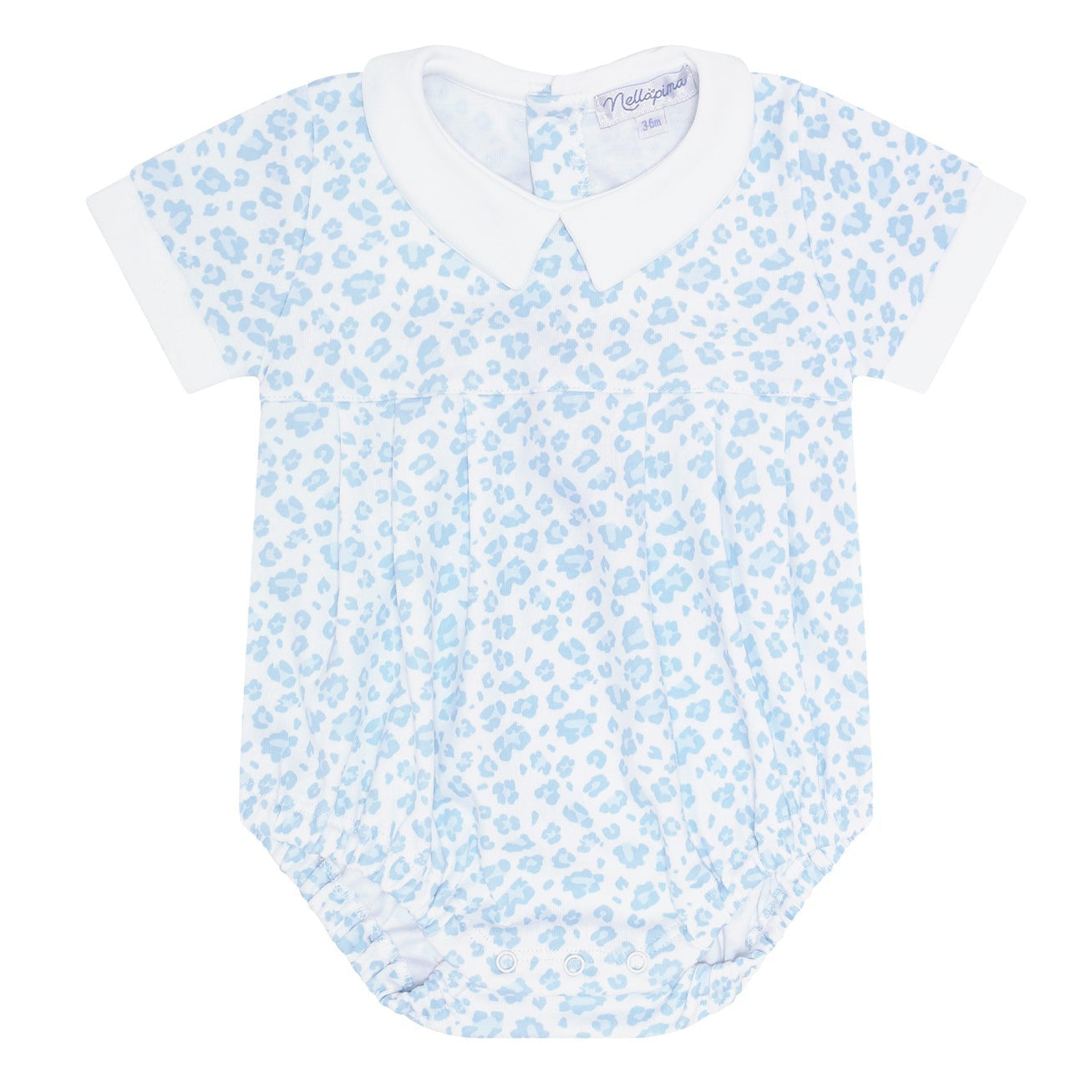 Blue Cheetah Print Bubble