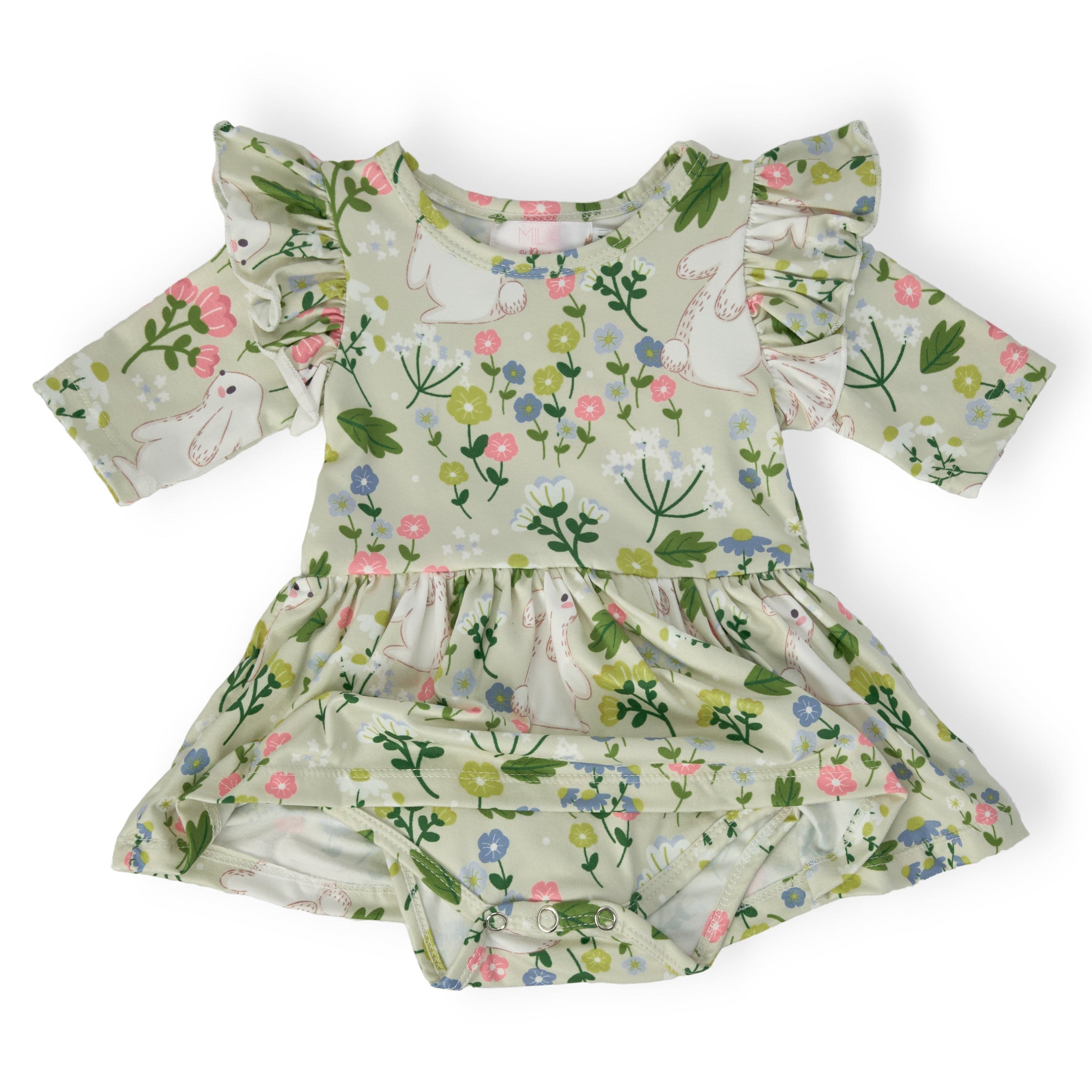 No Bunny Like You Twirl Flutter Bodysuit