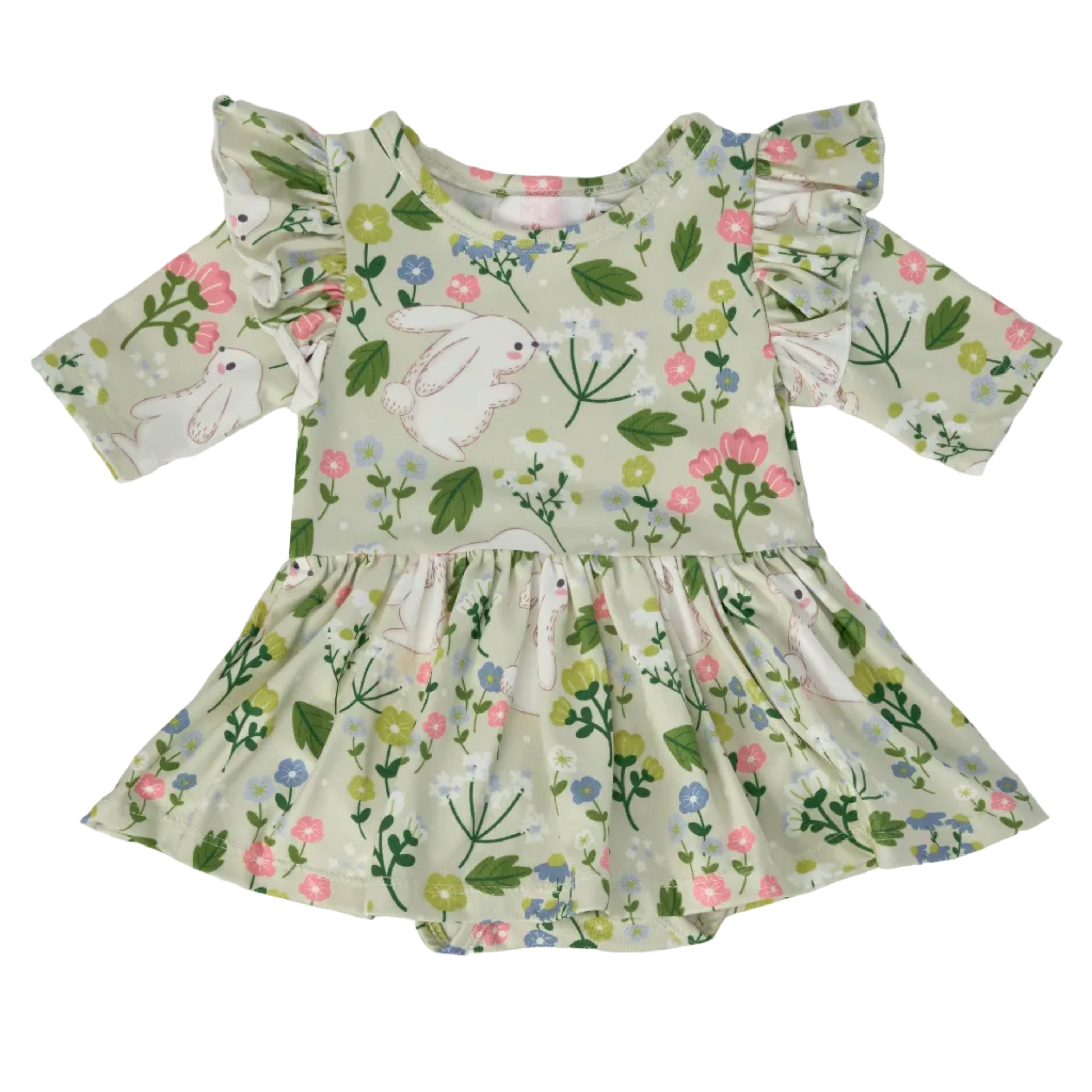 No Bunny Like You Twirl Flutter Bodysuit