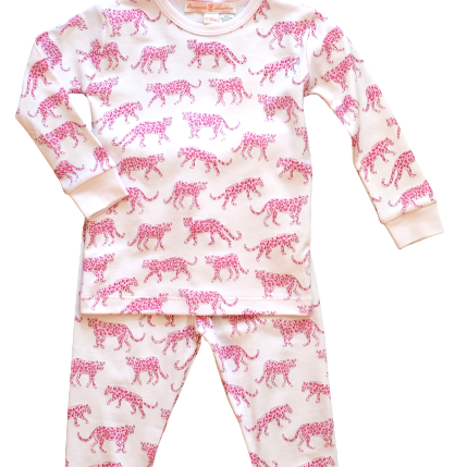 Pink Cheetah Pajama Set