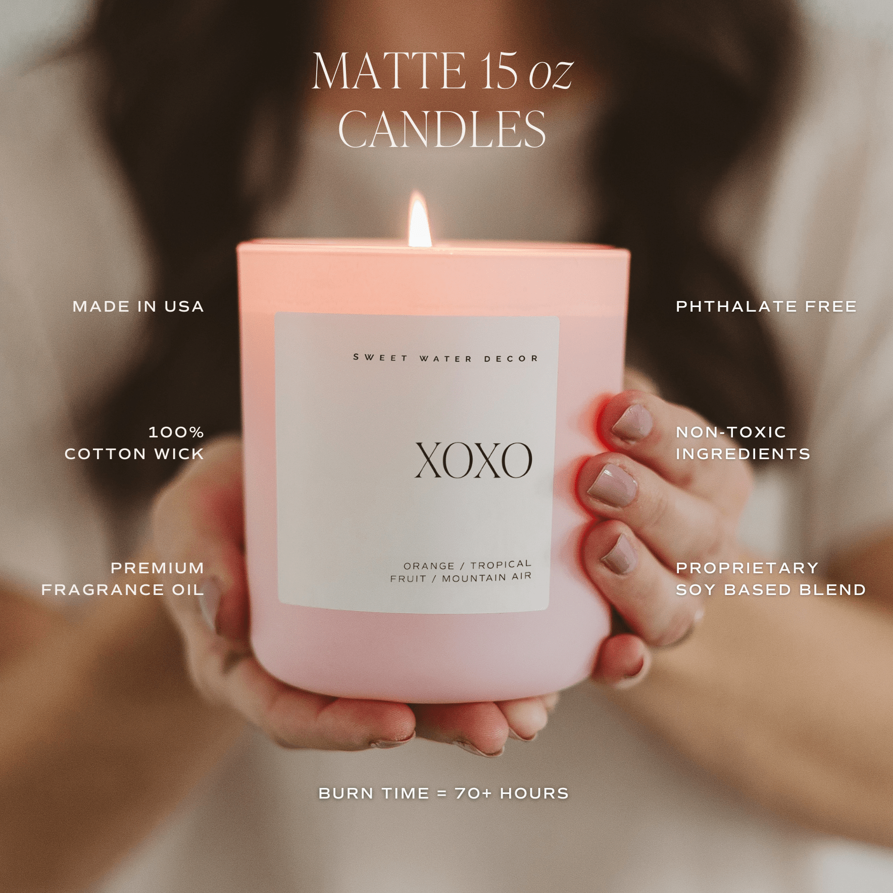 Girl Mama Soy Candle - Pink Matte Jar - 15 oz