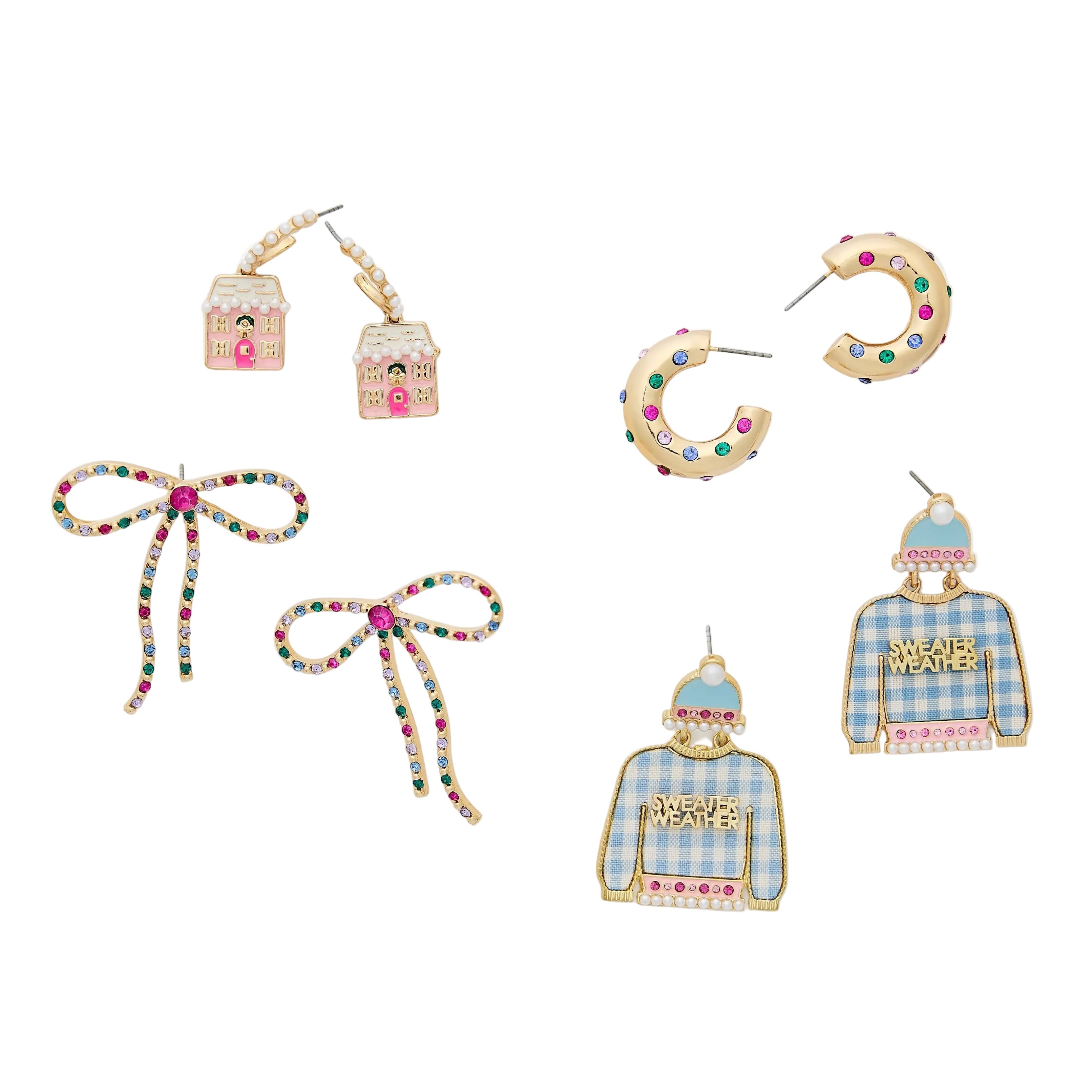 All Decked Out Winter Earrings Bundle