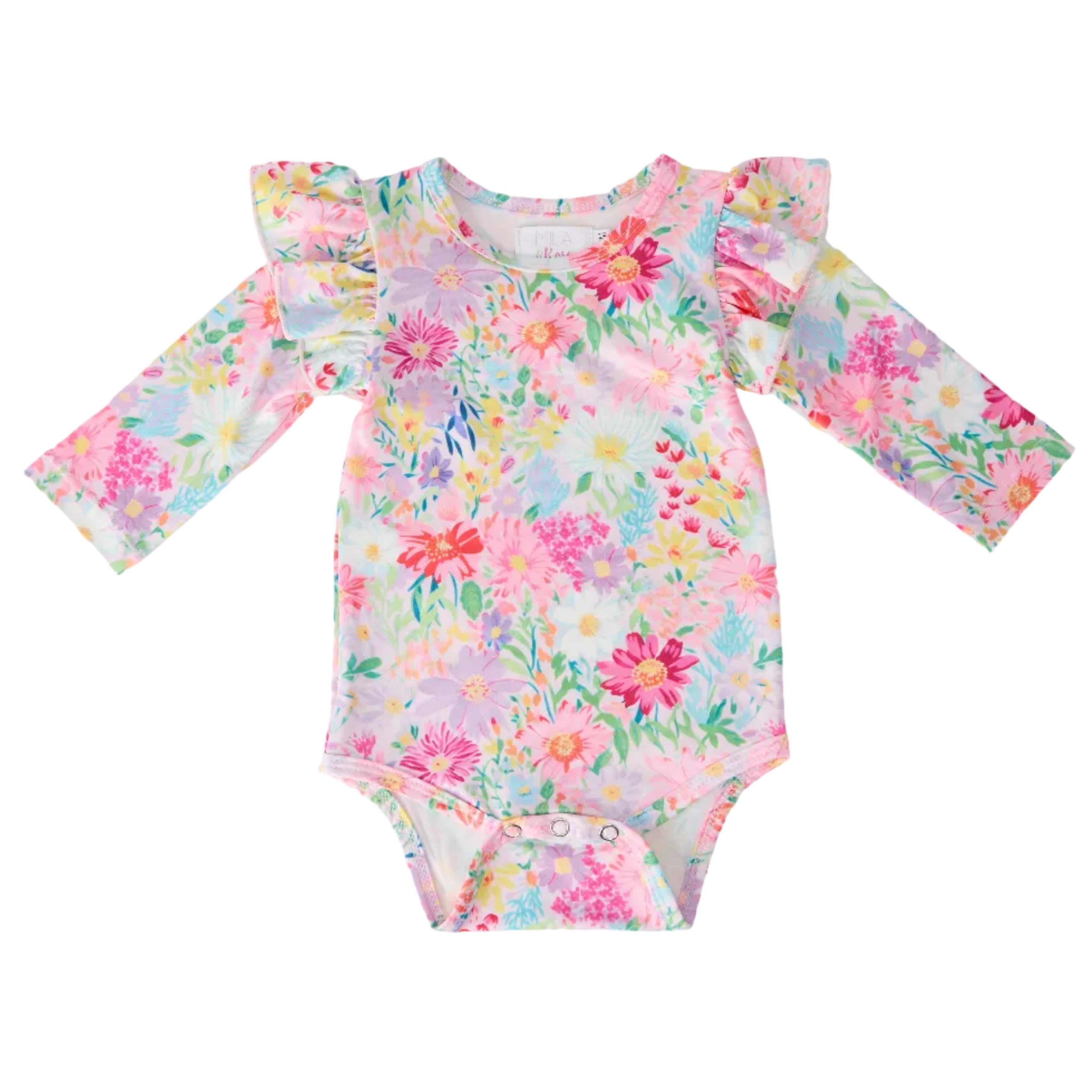 Field of Flowers L/S Flutter Bodysuit
