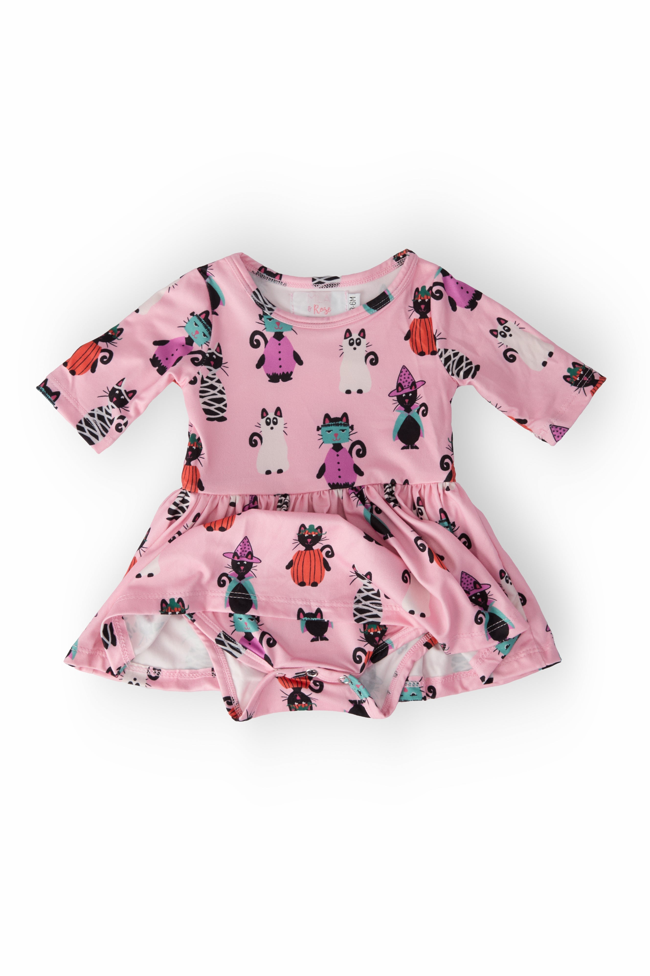 Purr-fectly Spooky Twirl Bodysuit
