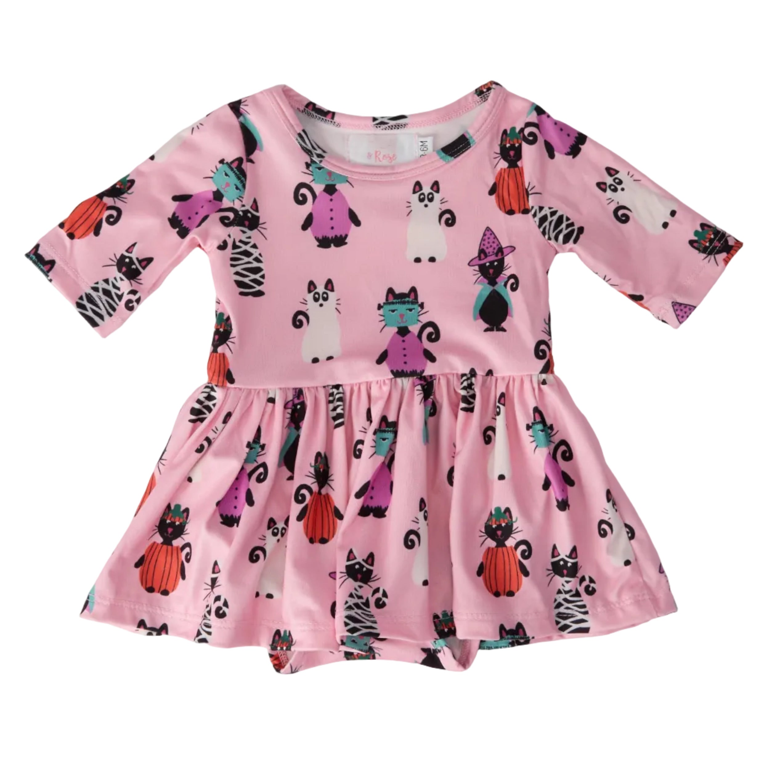 Purr-fectly Spooky Twirl Bodysuit