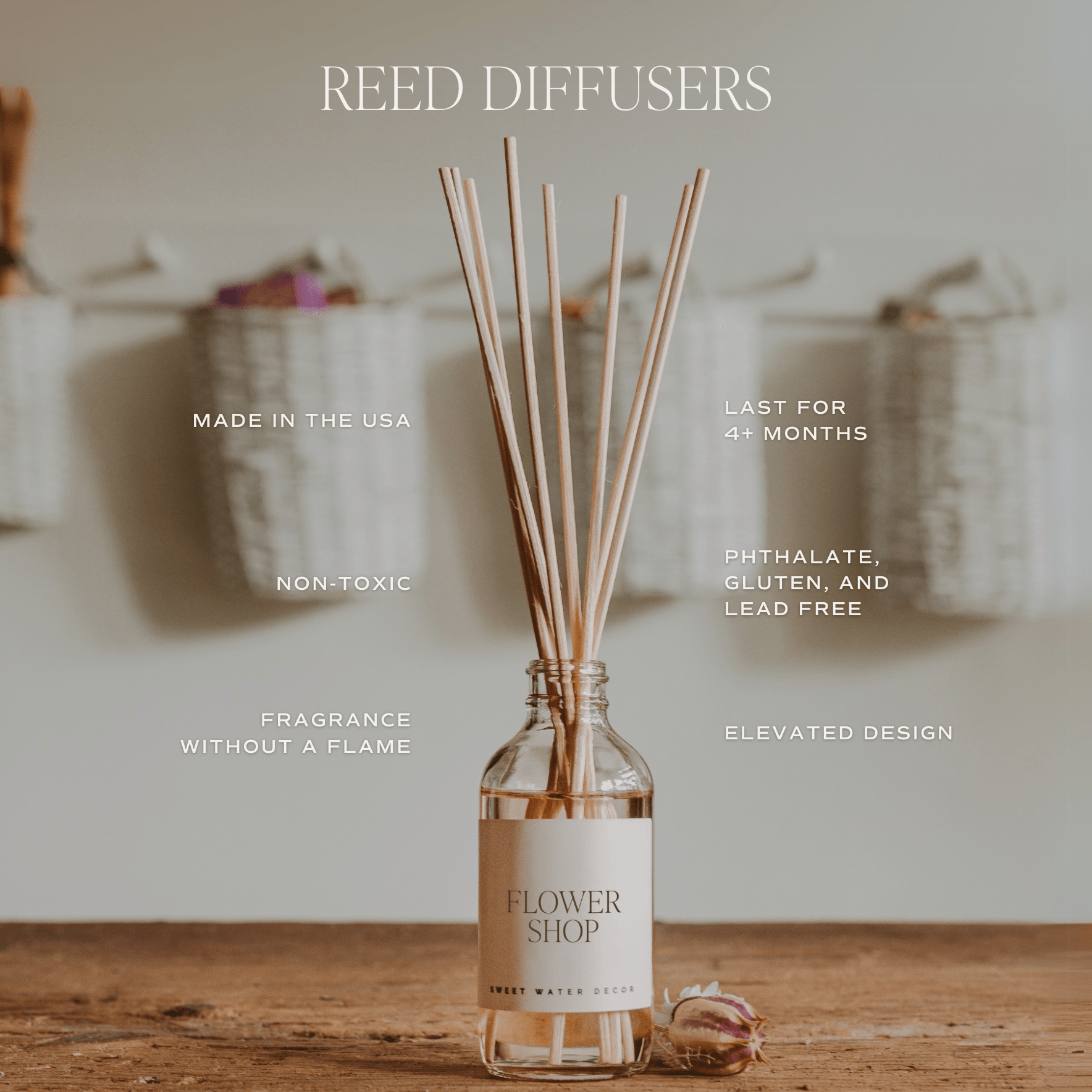Christmas Clear Reed Diffuser