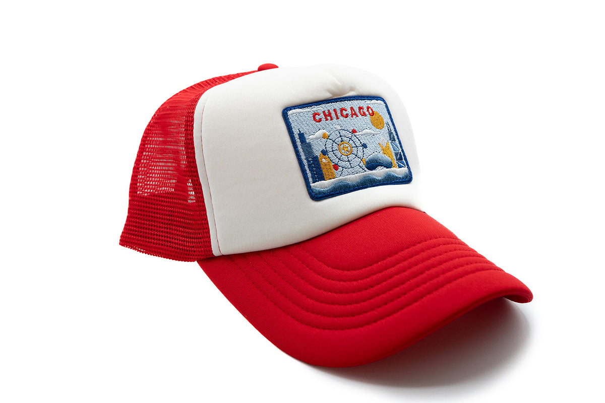 Chicago Postcard Trucker Hat