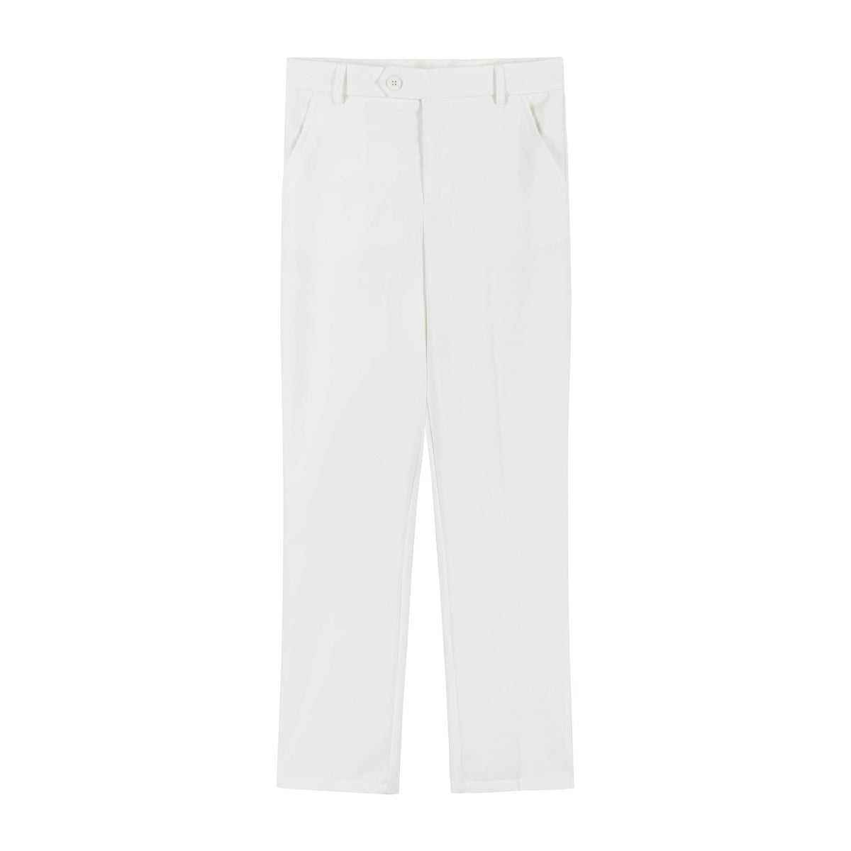 4-Piece Suit Set (Size 8-14 Years) | White