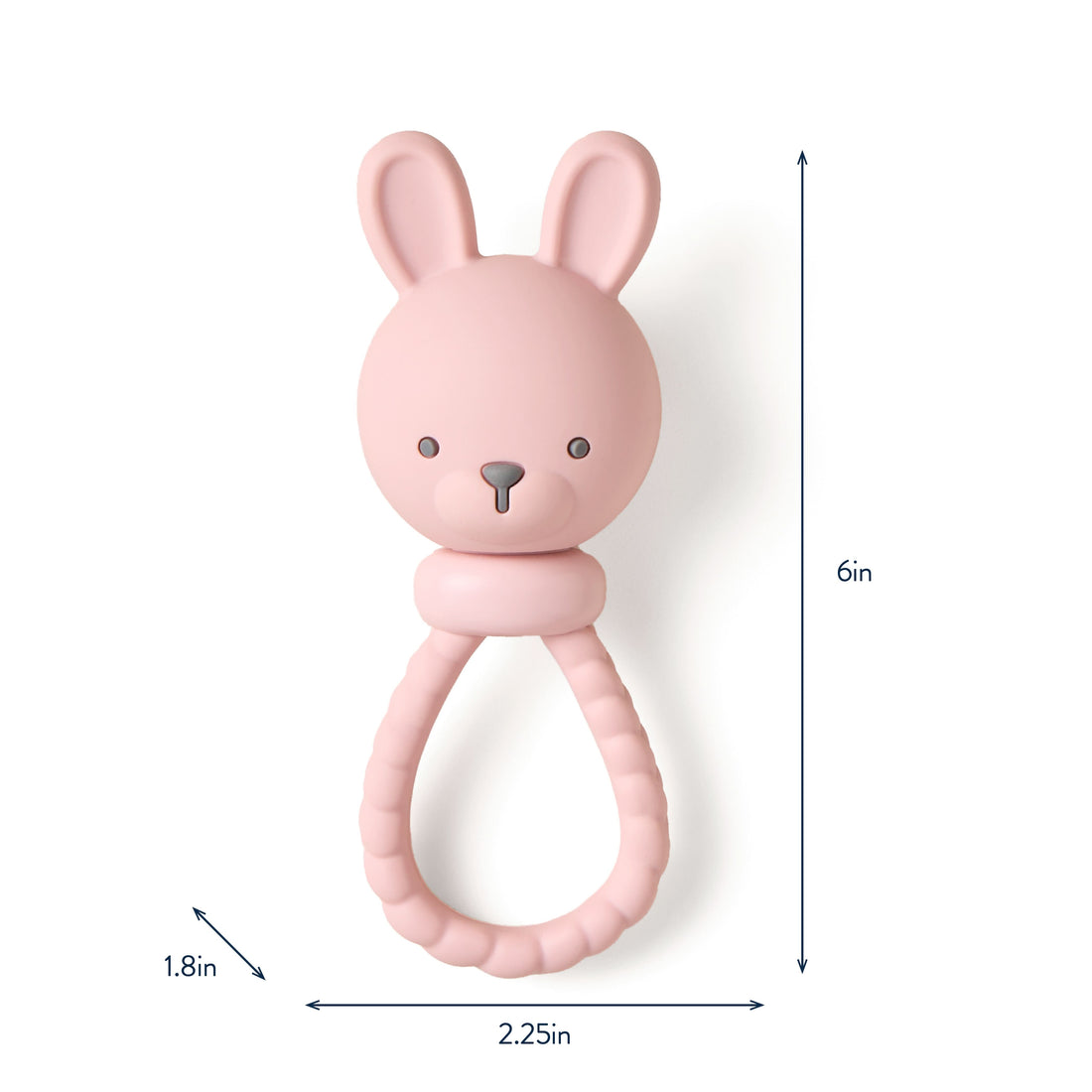 Sweetie Rattle™ Silicone Teether - Bunny