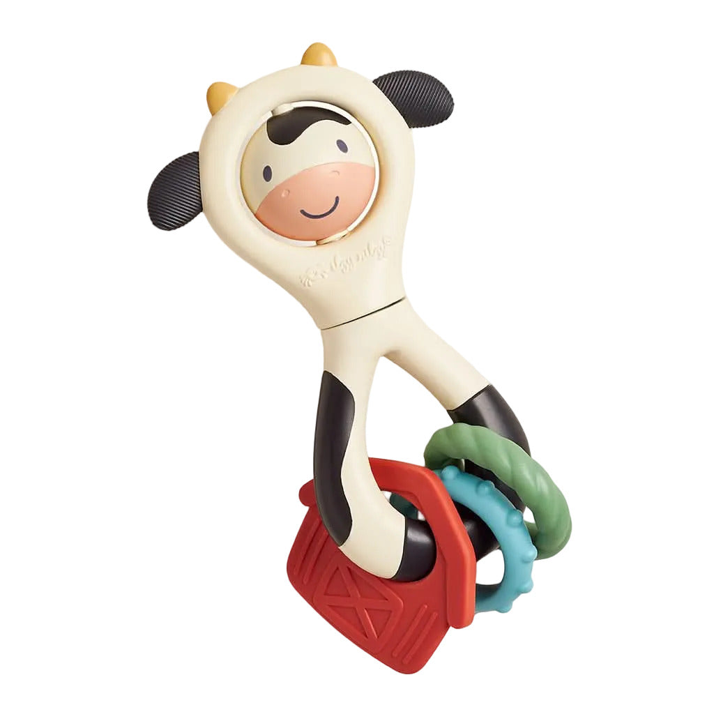 Itzy Spinner™ Rattle - Carmen the Cow