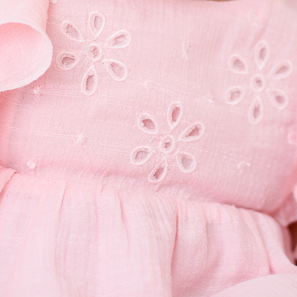 Pale Pink Cotton Voile Dress