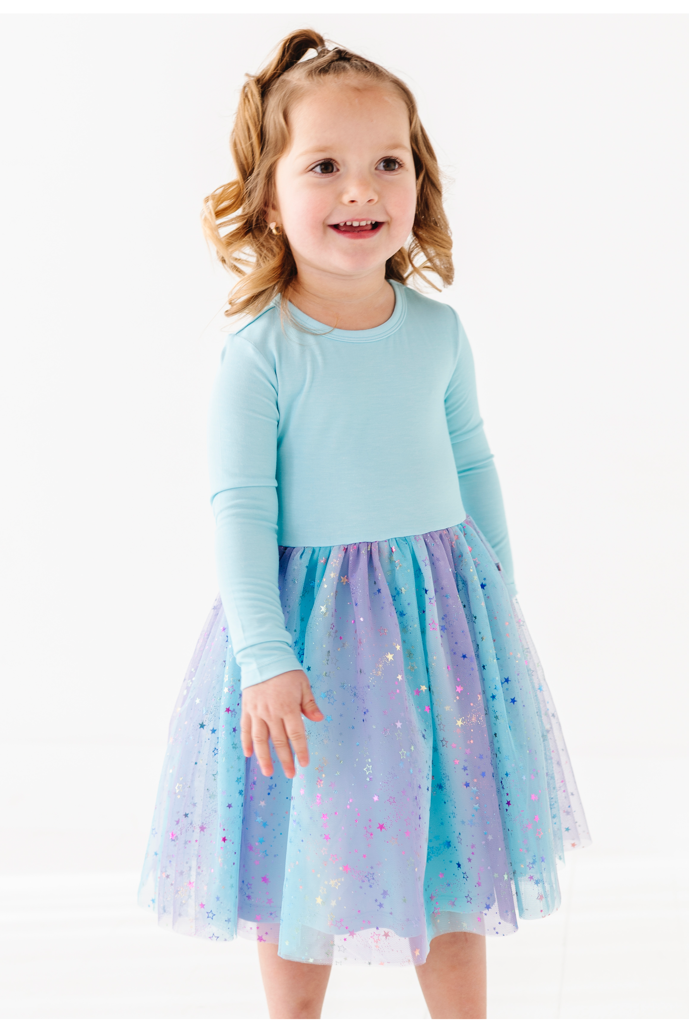 **PREORDER Bamboo Tulle Dress -Elsie Ombre