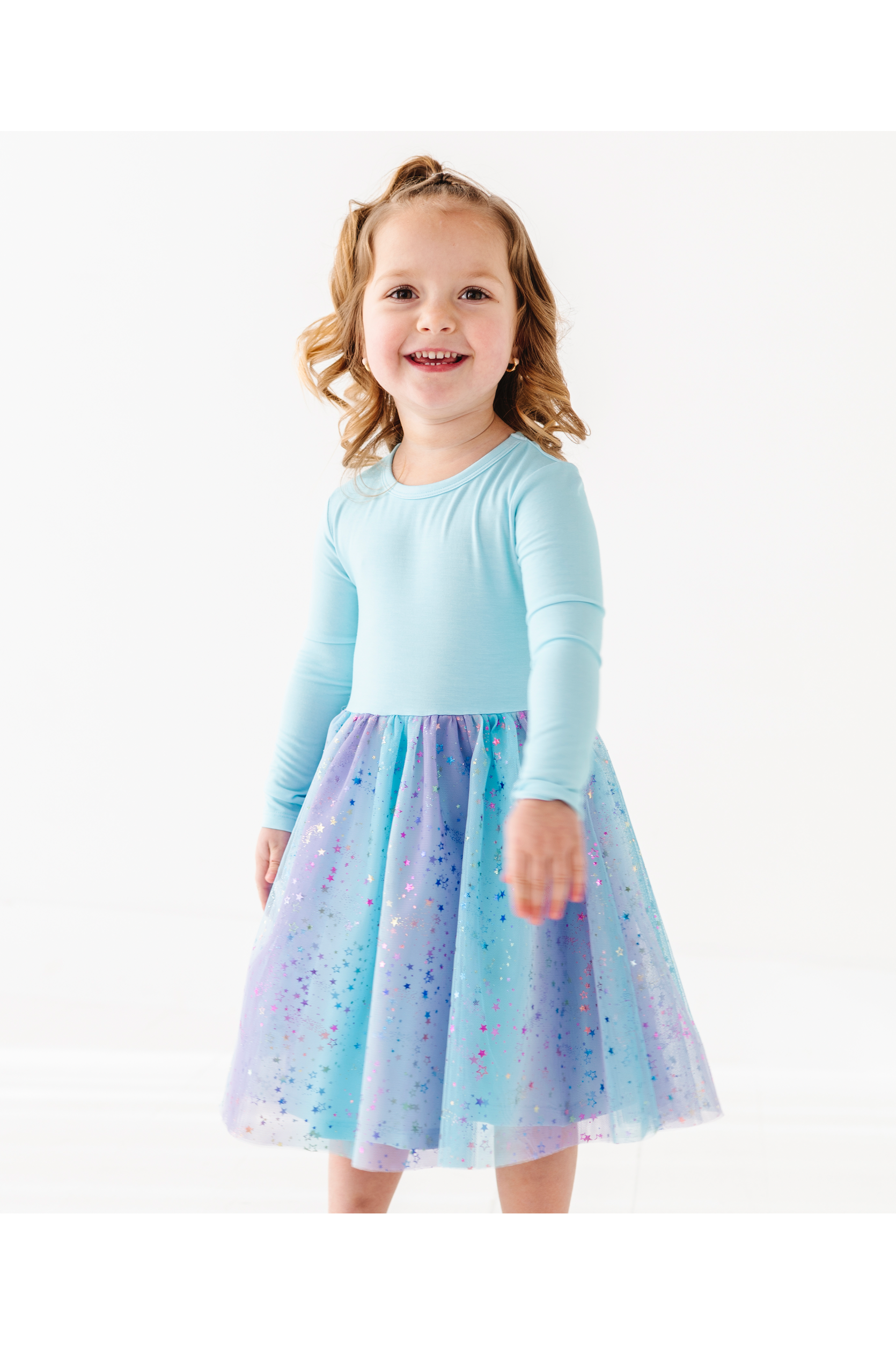 **PREORDER Bamboo Tulle Dress -Elsie Ombre