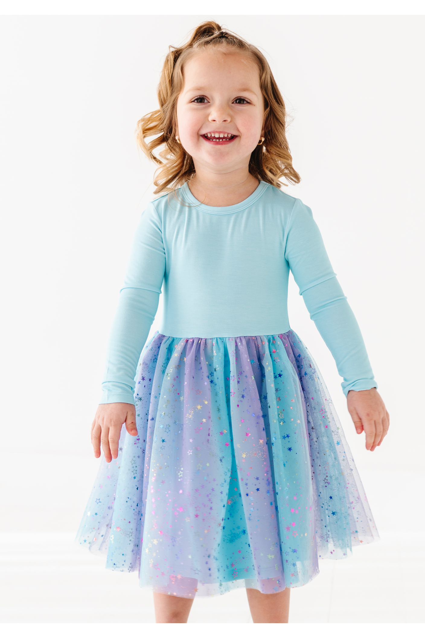 **PREORDER Bamboo Tulle Dress -Elsie Ombre