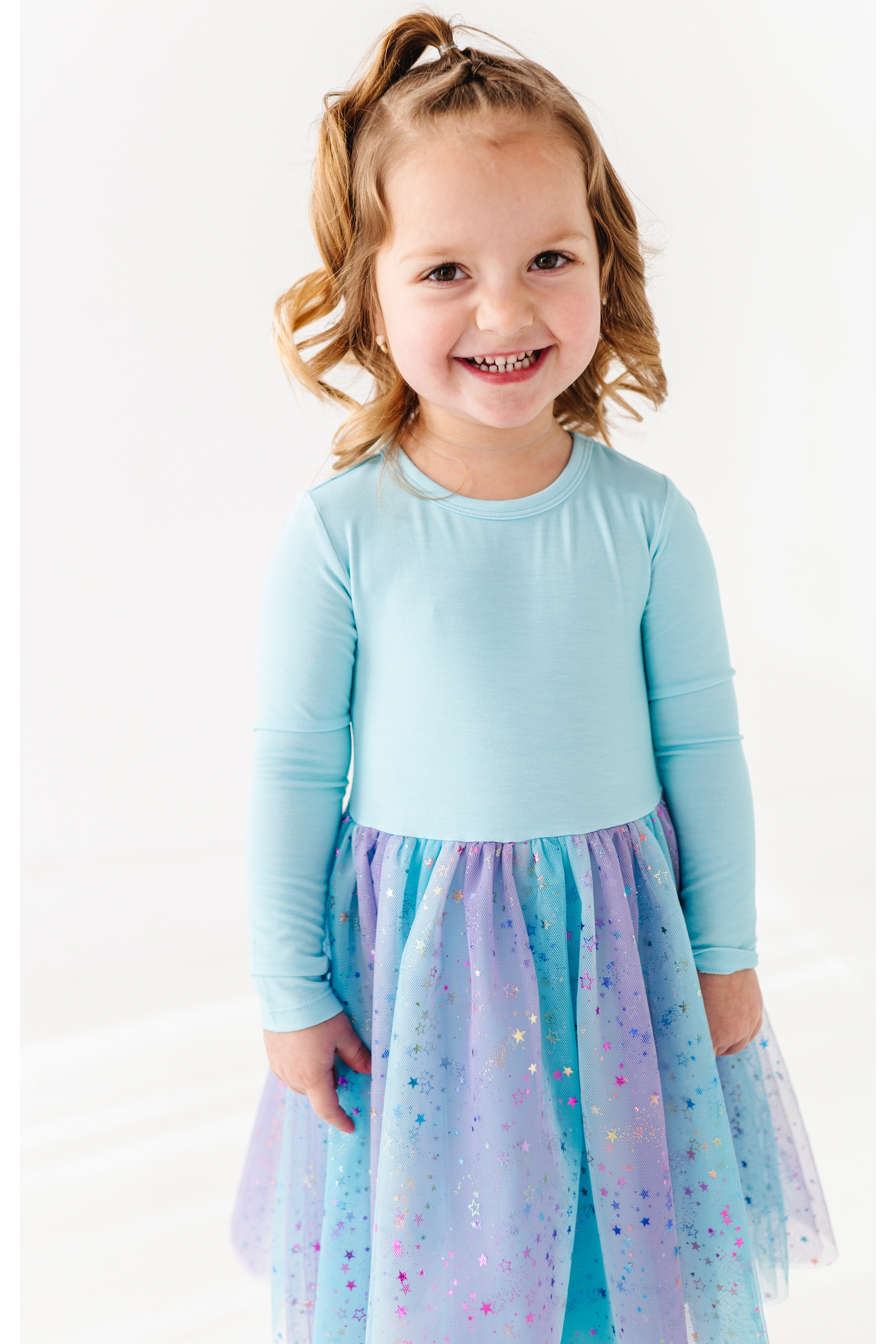 **PREORDER Bamboo Tulle Dress -Elsie Ombre