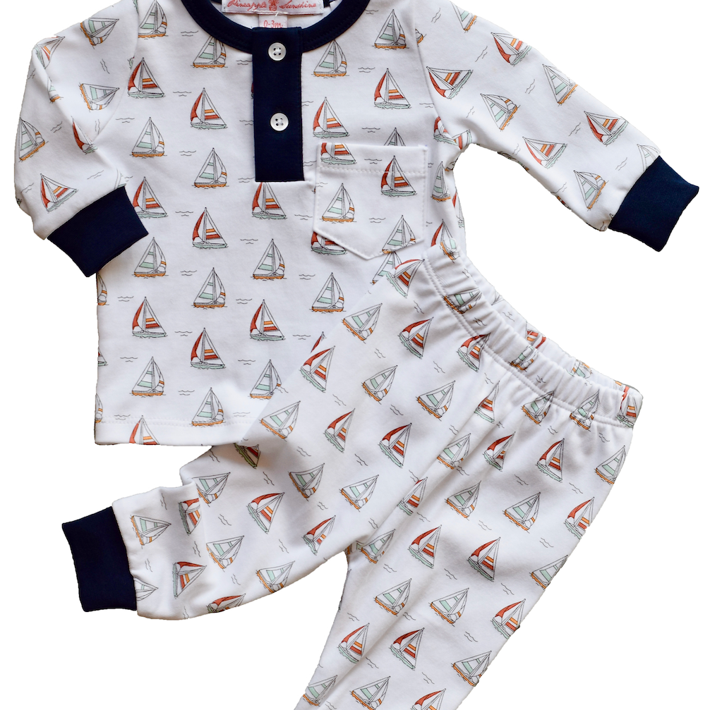 Sailboat Pajama Set