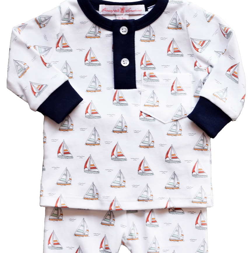 Sailboat Pajama Set