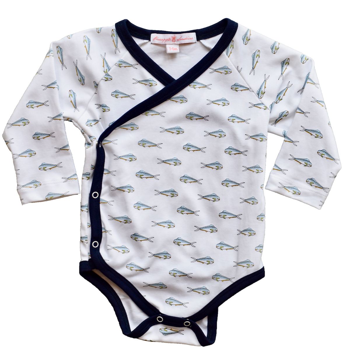 Mahi Mahi Kimono Sleeve Onesie