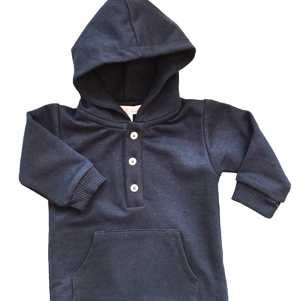 Navy Knit Jogger Jumpsuit