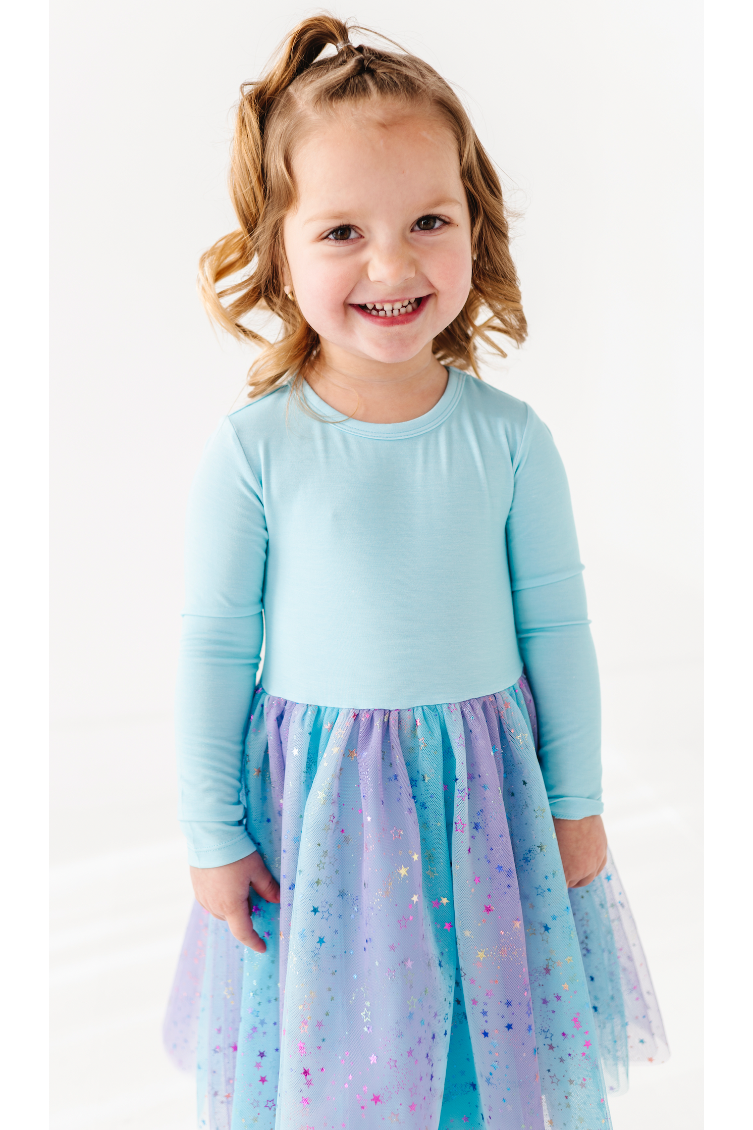 **PREORDER Bamboo Tulle Dress -Elsie Ombre