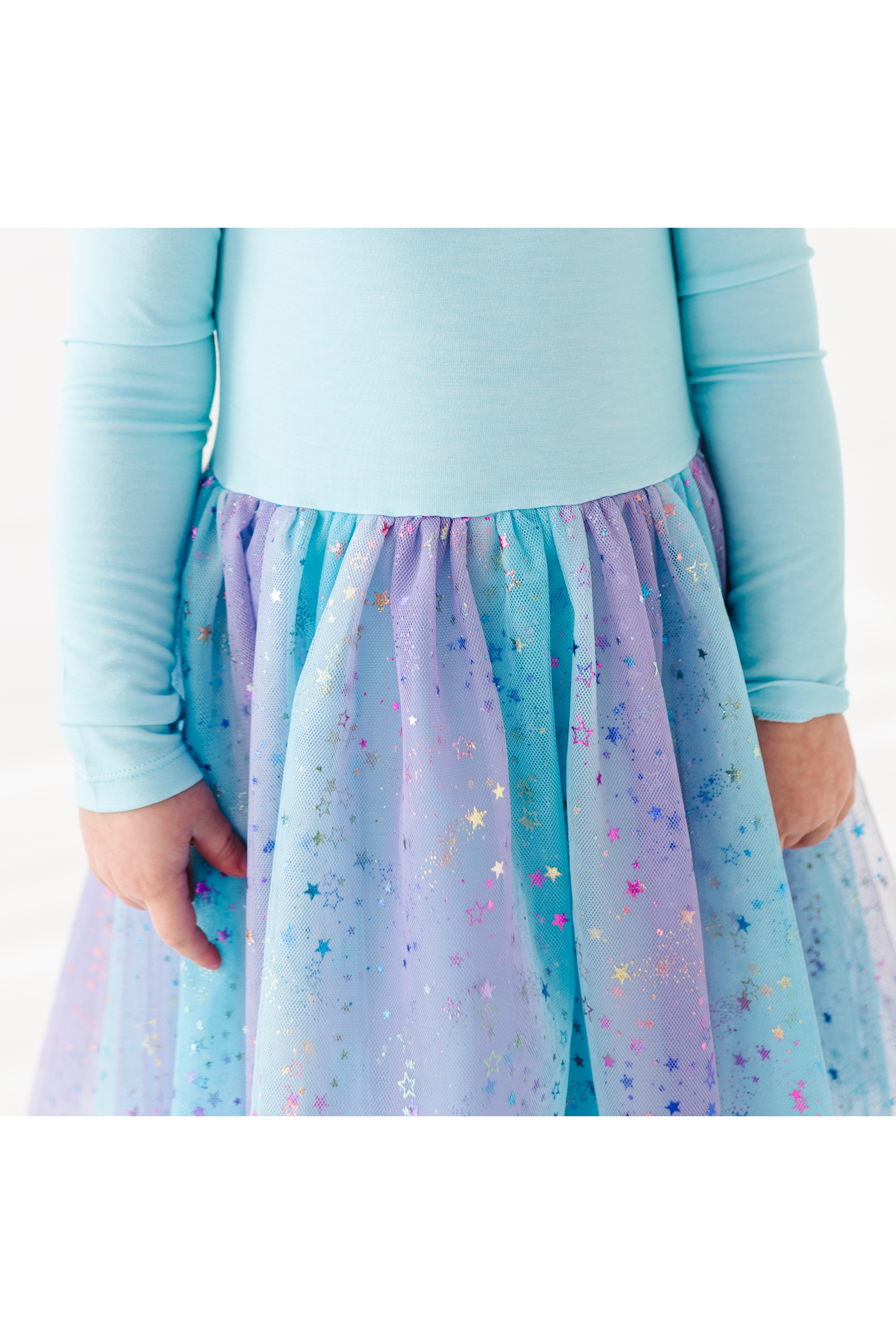 **PREORDER Bamboo Tulle Dress -Elsie Ombre