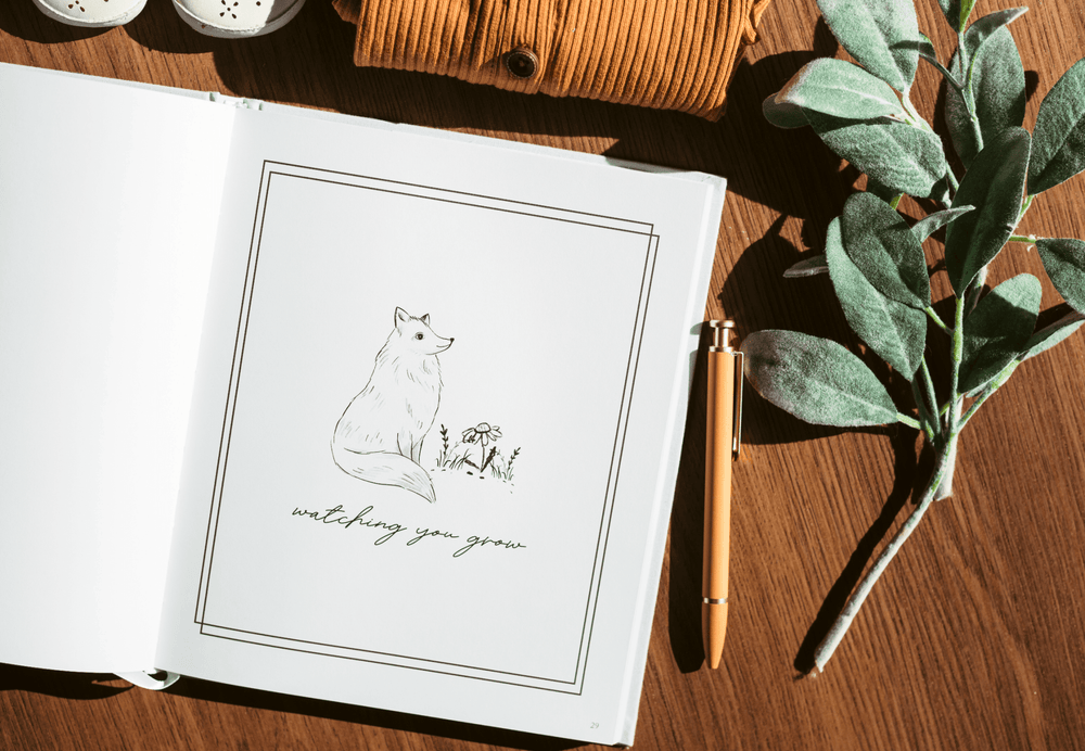 Baby's First Year Memory Book & Photo Album - Sky Blue