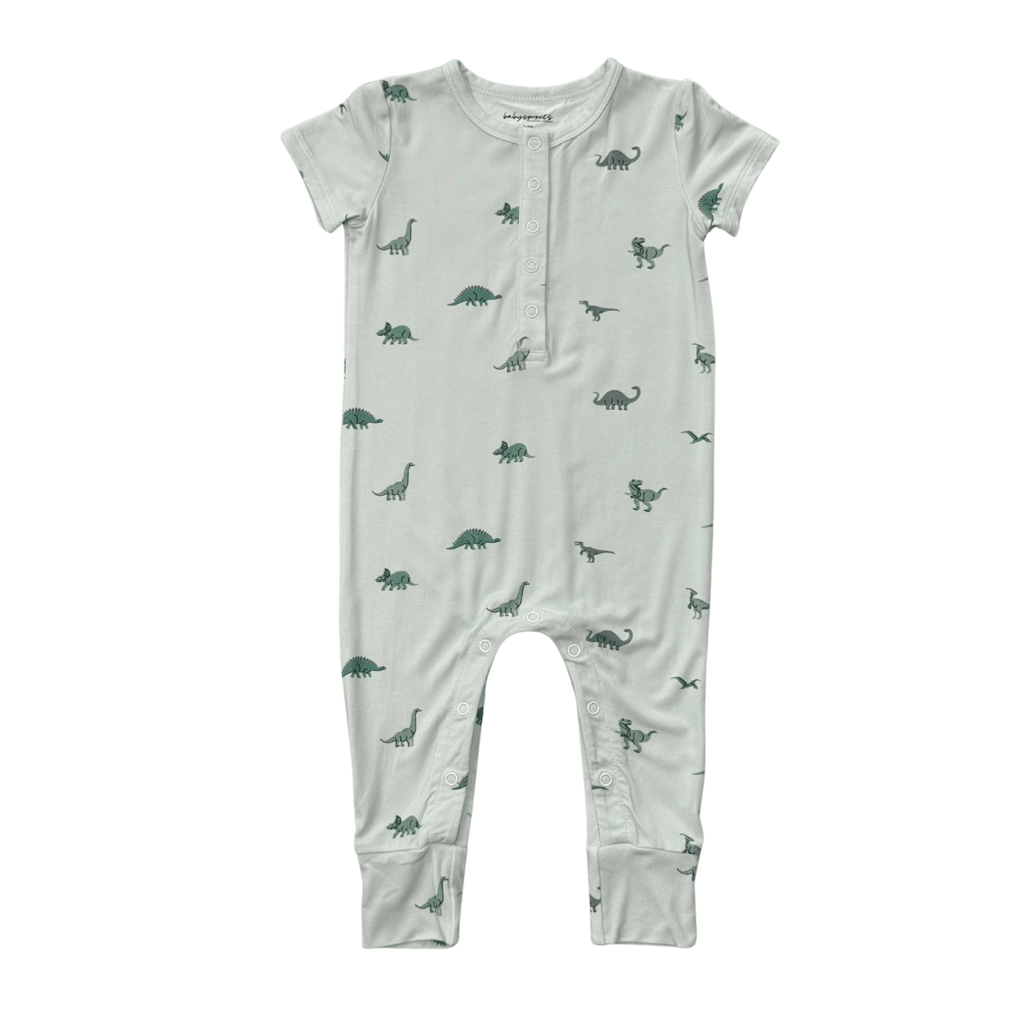 Short Sleeve Henley Romper