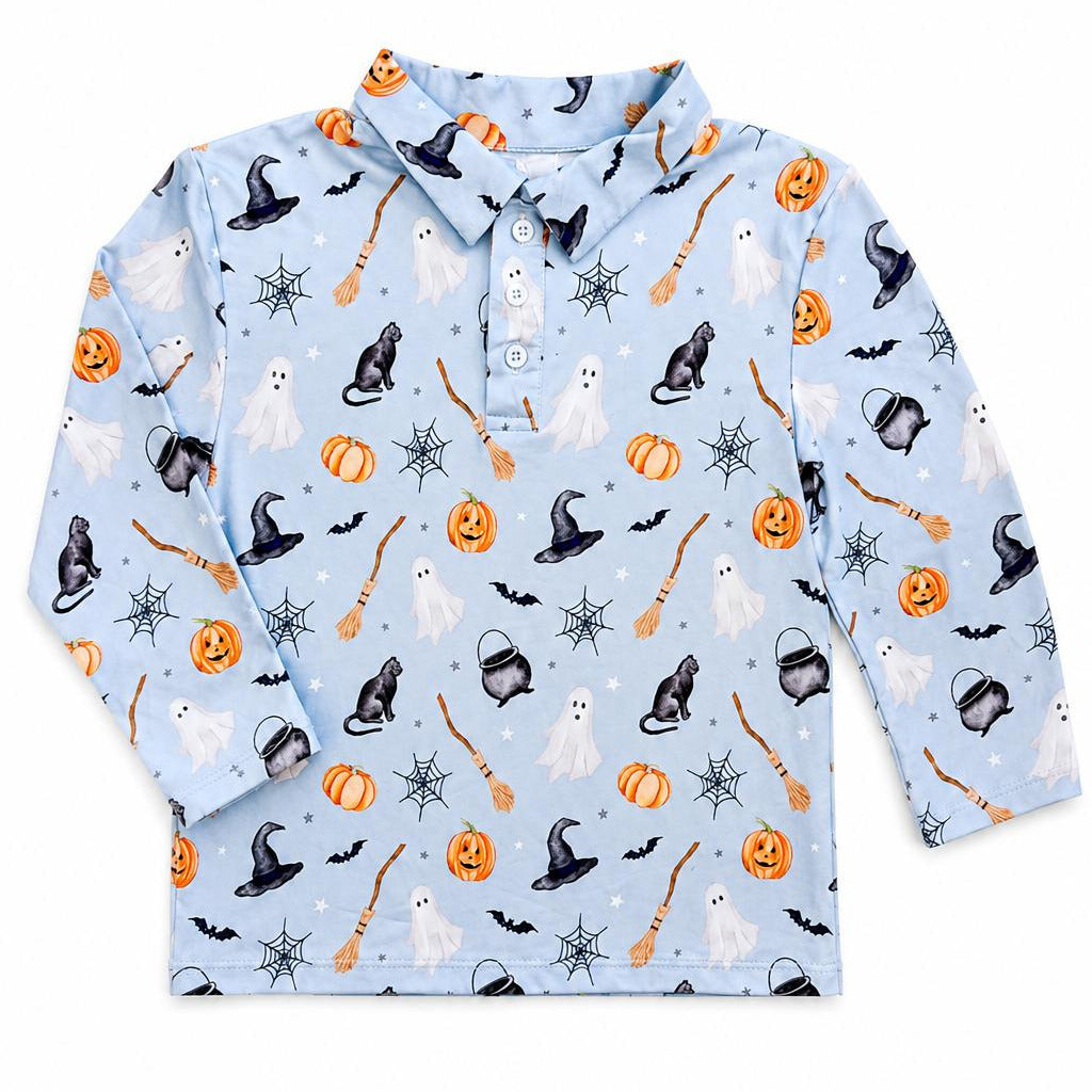 Spooky Season L/S Polo