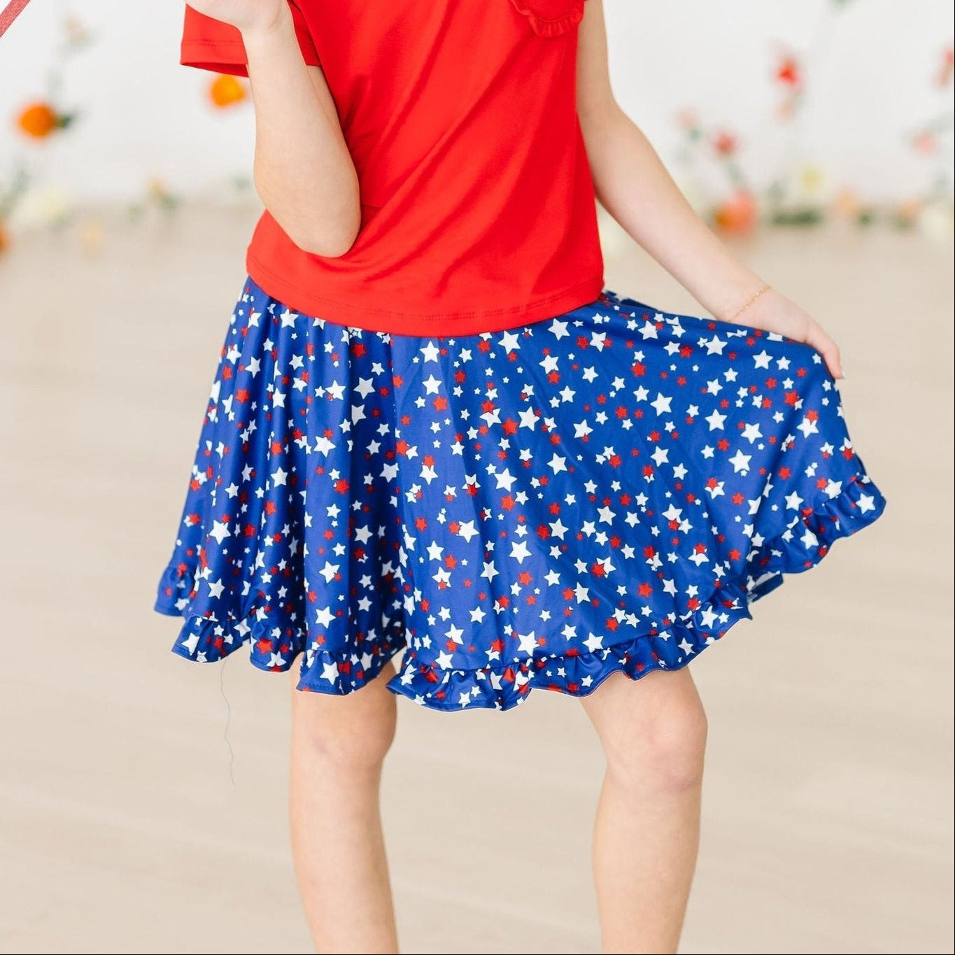 Star Bright Ruffle Twirl Skort